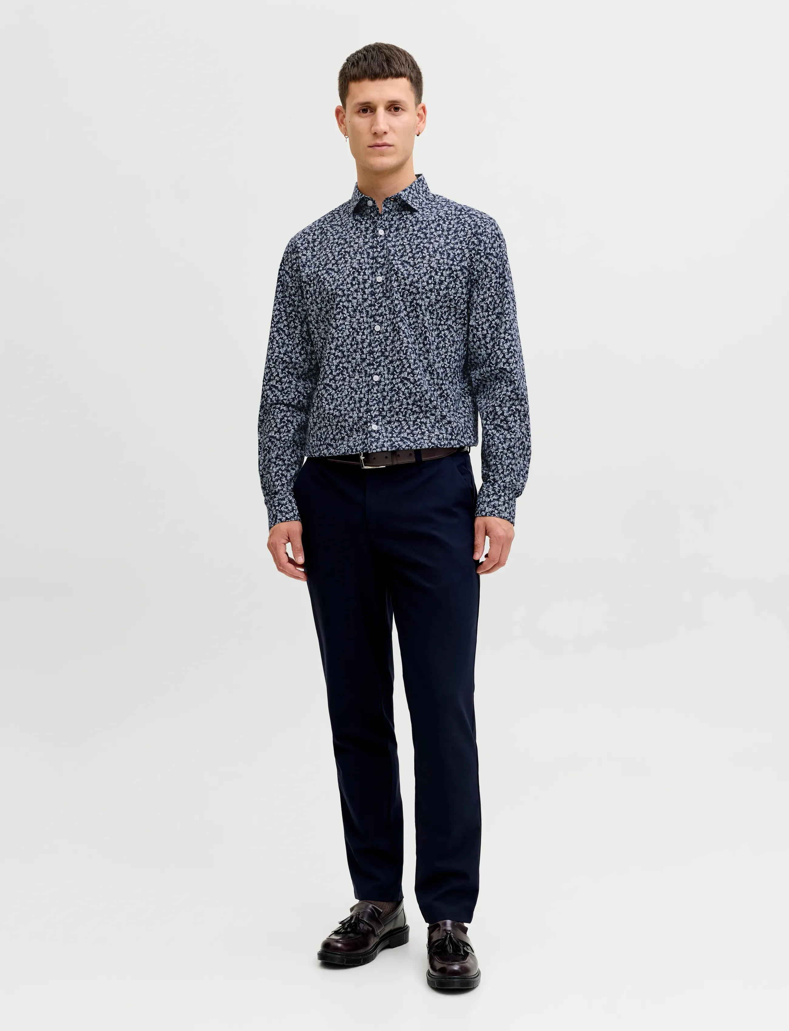 Jack & Jones - JPRBLABLACKPOOL PRINT LS SHIRT - geburtstagsgeschenke - night sky - 3