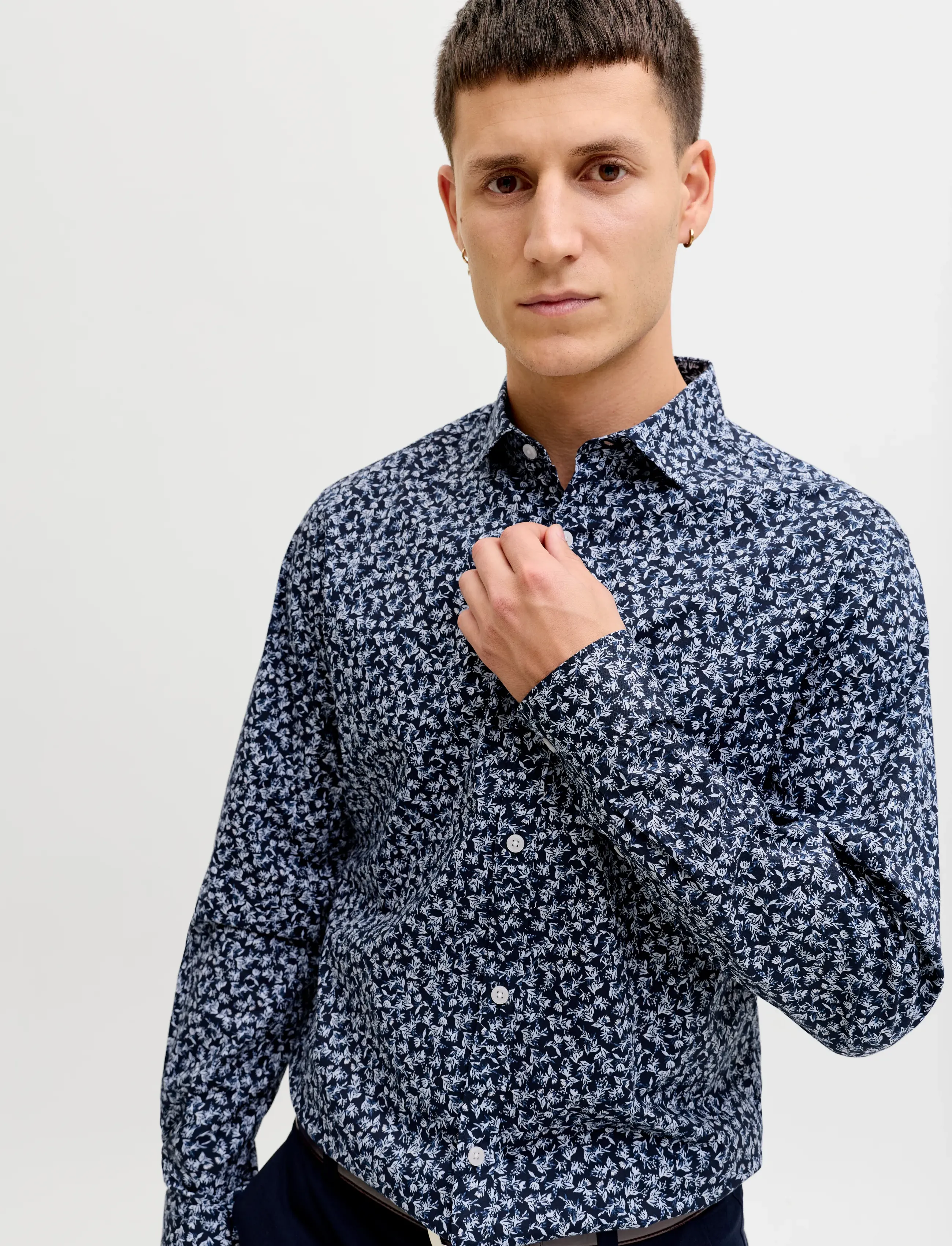 Jack & Jones - JPRBLABLACKPOOL PRINT LS SHIRT - geburtstagsgeschenke - night sky - 4
