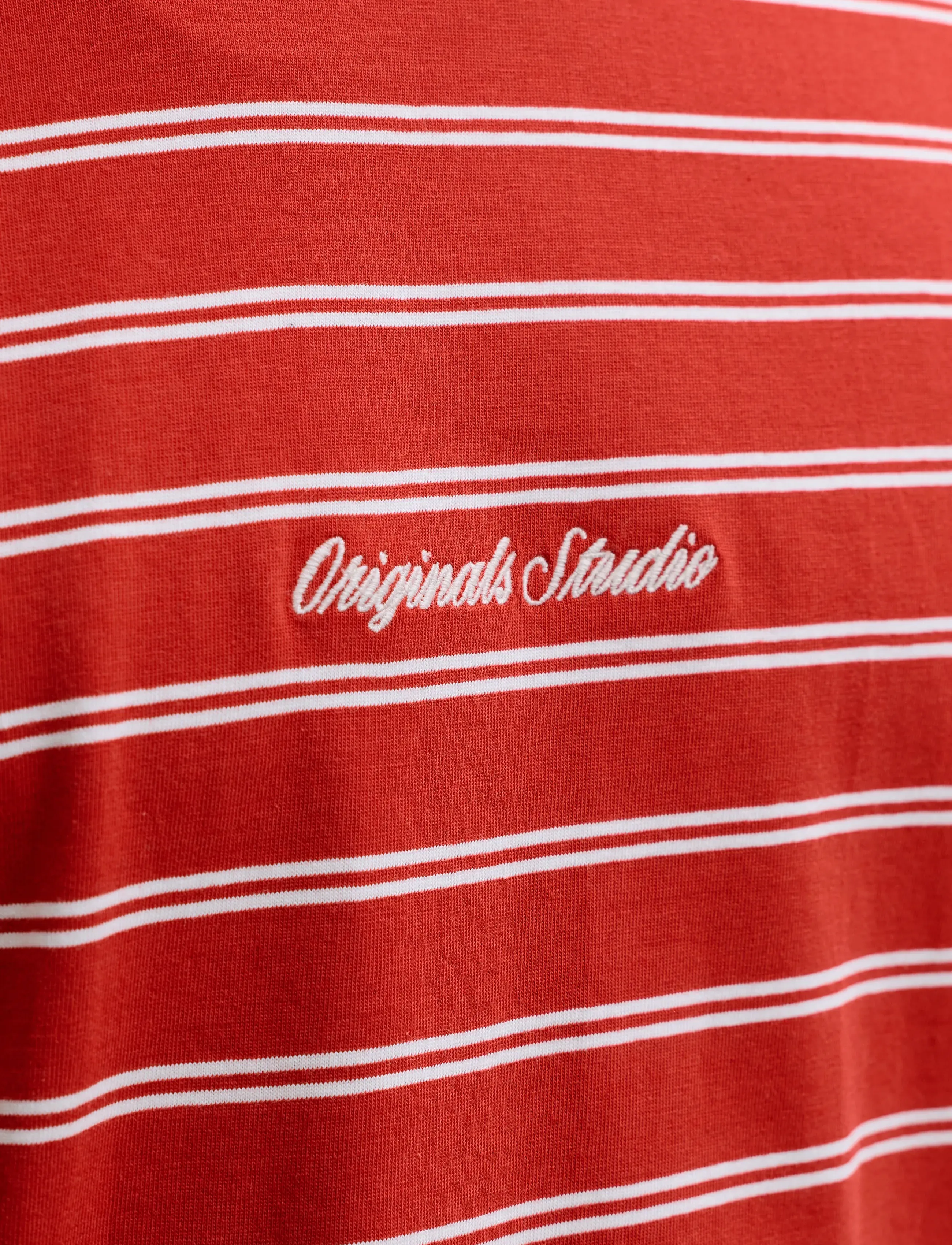 Jack & Jones - JORNORREBRO STRIPE TEE SS CN LN - kortærmede t-shirts - samba - 4