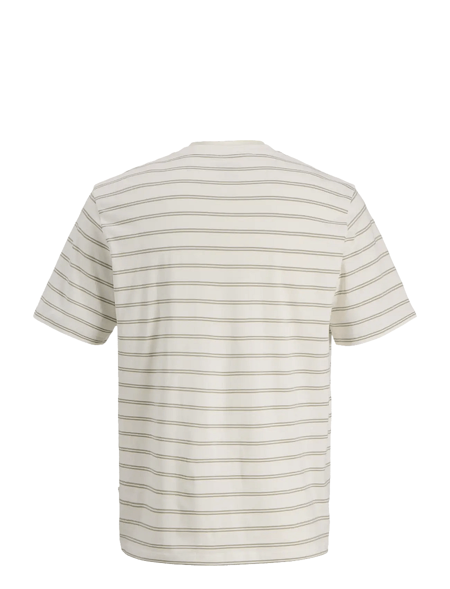 Jack & Jones - JORNORREBRO STRIPE TEE SS CN LN - kurzärmelig - seagrass - 2