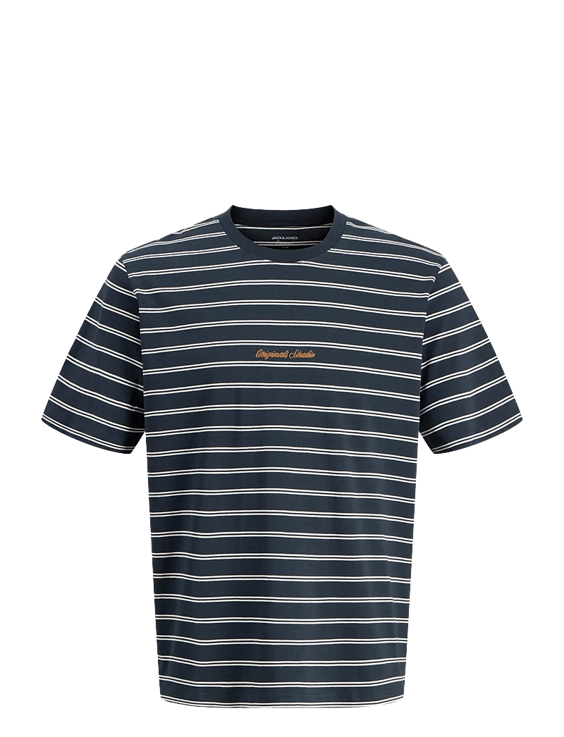 Jack & Jones - JORNORREBRO STRIPE TEE SS CN LN - kurzärmelig - sky captain - 1