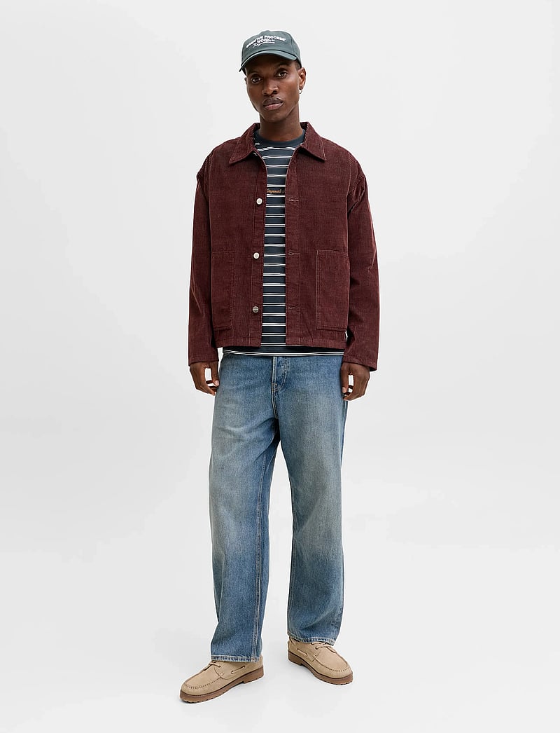 Jack & Jones - JORNORREBRO STRIPE TEE SS CN LN - kurzärmelig - sky captain - 3