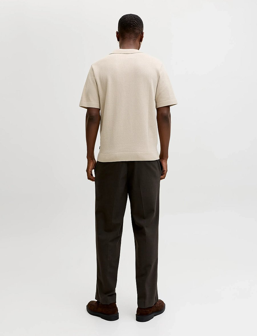 Jack & Jones - JPRBLAMILANO SPRING SPLIT NECK SS SN - kurzärmelig - ancient scroll - 2