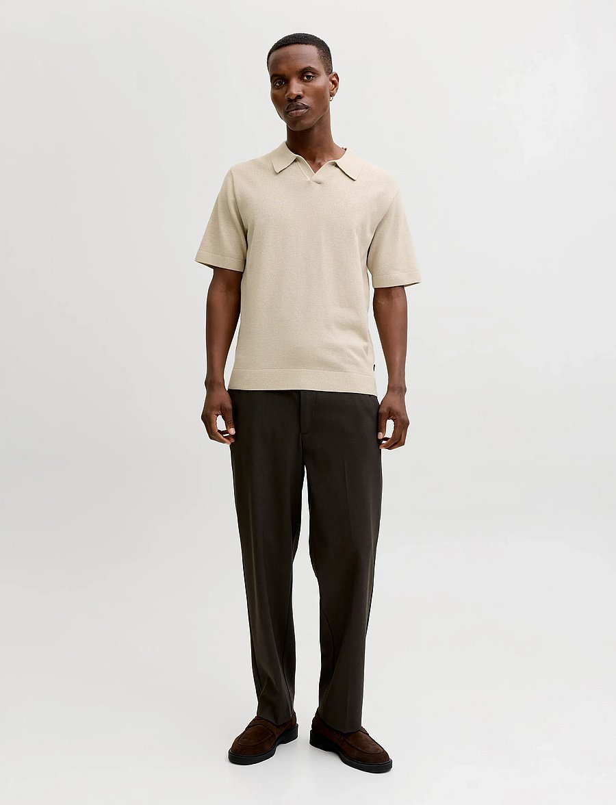 Jack & Jones - JPRBLAMILANO SPRING SPLIT NECK SS SN - kurzärmelig - ancient scroll - 3