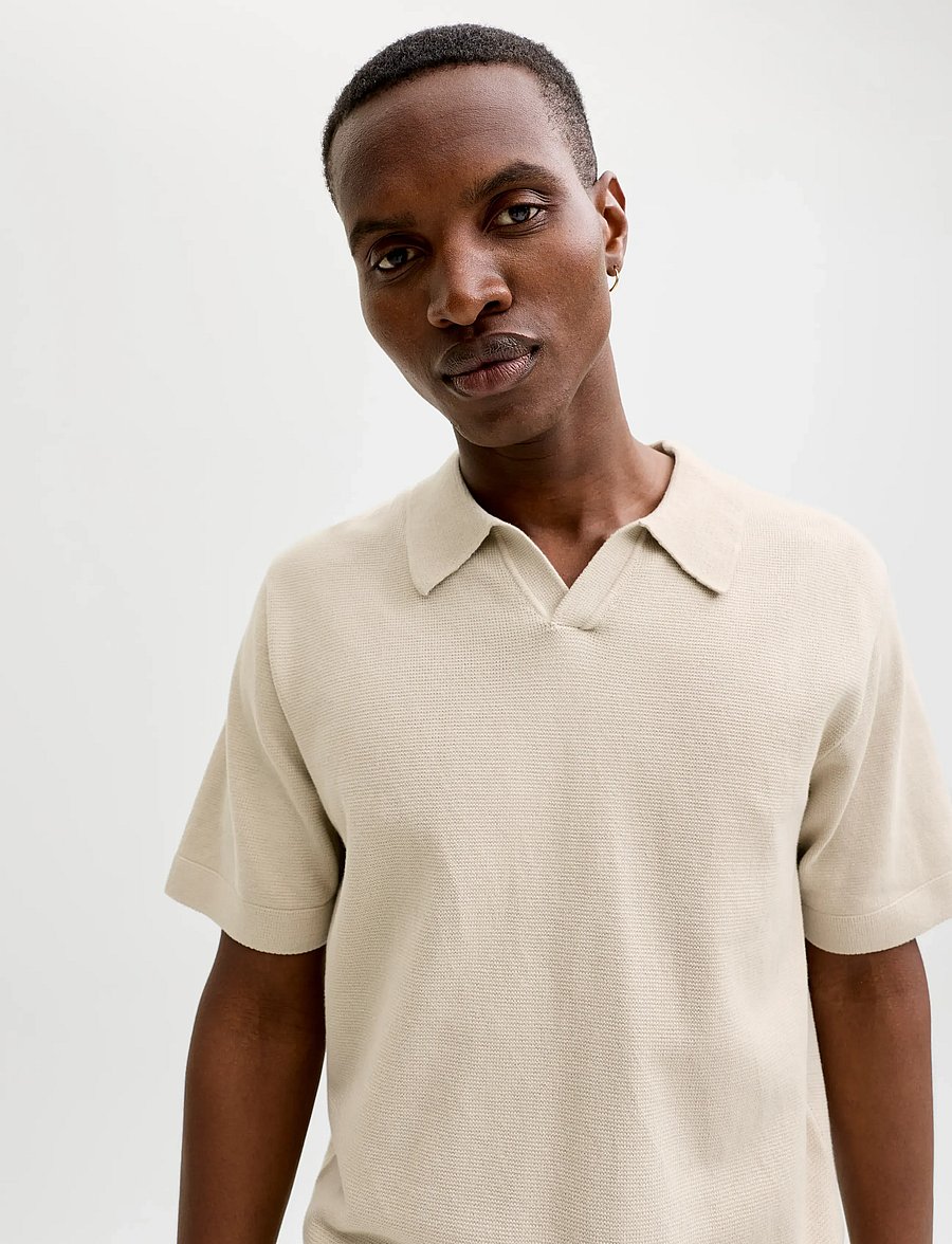 Jack & Jones - JPRBLAMILANO SPRING SPLIT NECK SS SN - kurzärmelig - ancient scroll - 4