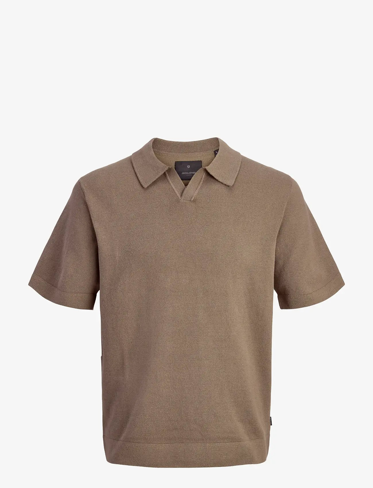 Jack & Jones - JPRBLAMILANO SPRING SPLIT NECK SS SN - madalaimad hinnad - morel - 1