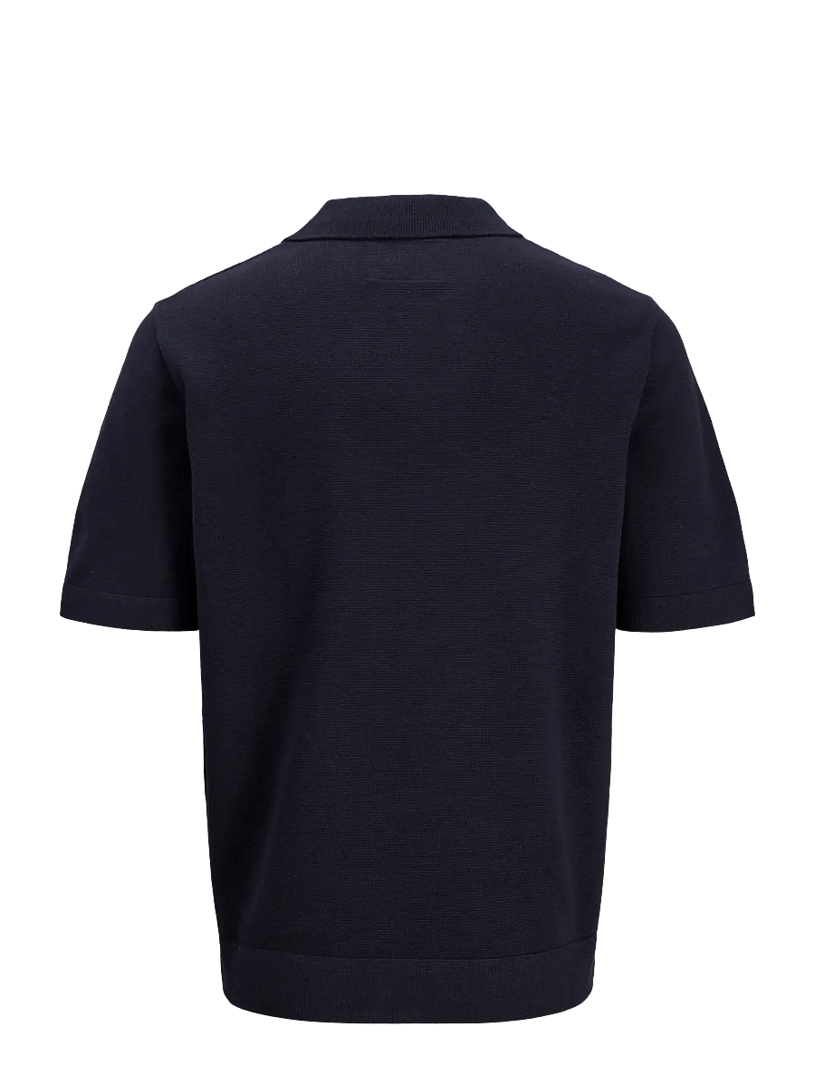 Jack & Jones - JPRBLAMILANO SPRING SPLIT NECK SS SN - kortärmade pikéer - night sky - 2