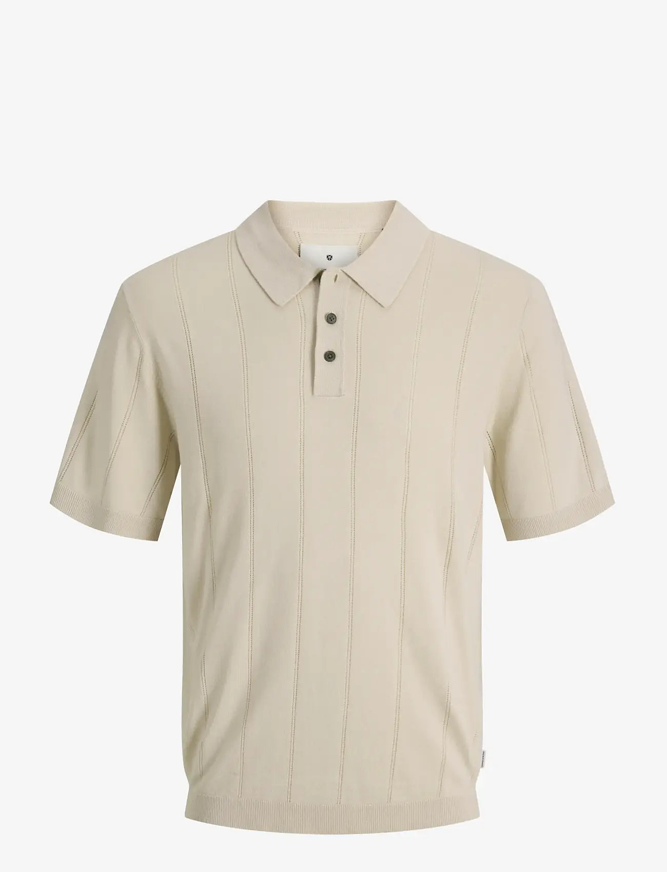 Jack & Jones - JPRBLAWILLIAM STRUCTURE KNIT POLO SS SN - gestrickte polohemden - ancient scroll - 1