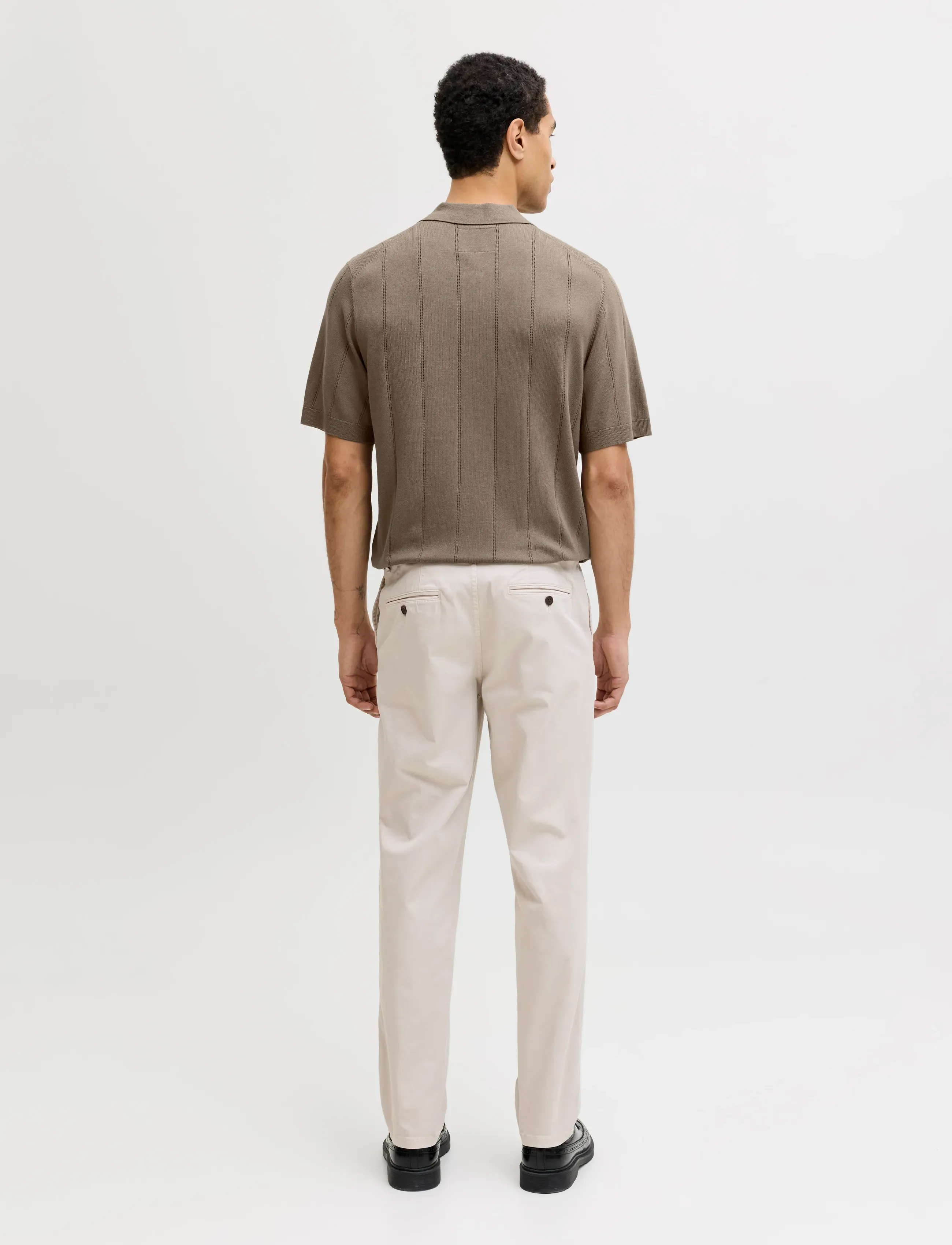 Jack & Jones - JPRBLAWILLIAM STRUCTURE KNIT POLO SS SN - knitted polos - morel - 2