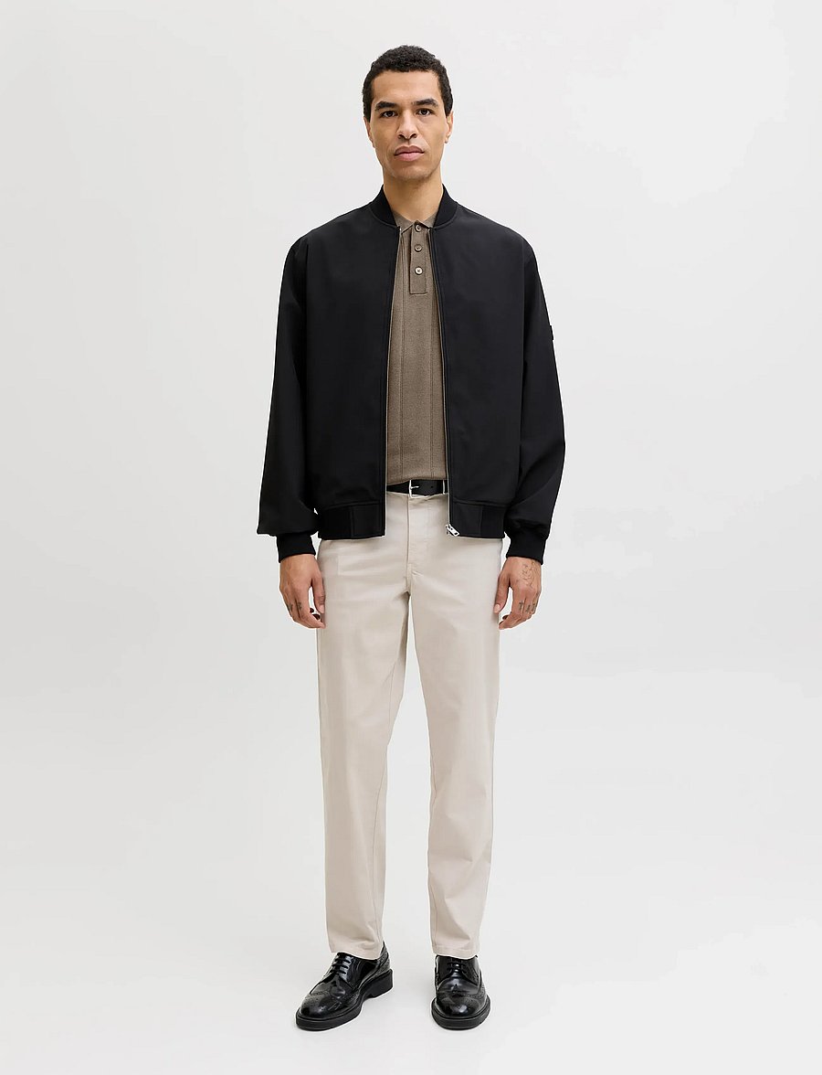 Jack & Jones - JPRBLAWILLIAM STRUCTURE KNIT POLO SS SN - stickade pikéer - morel - 3