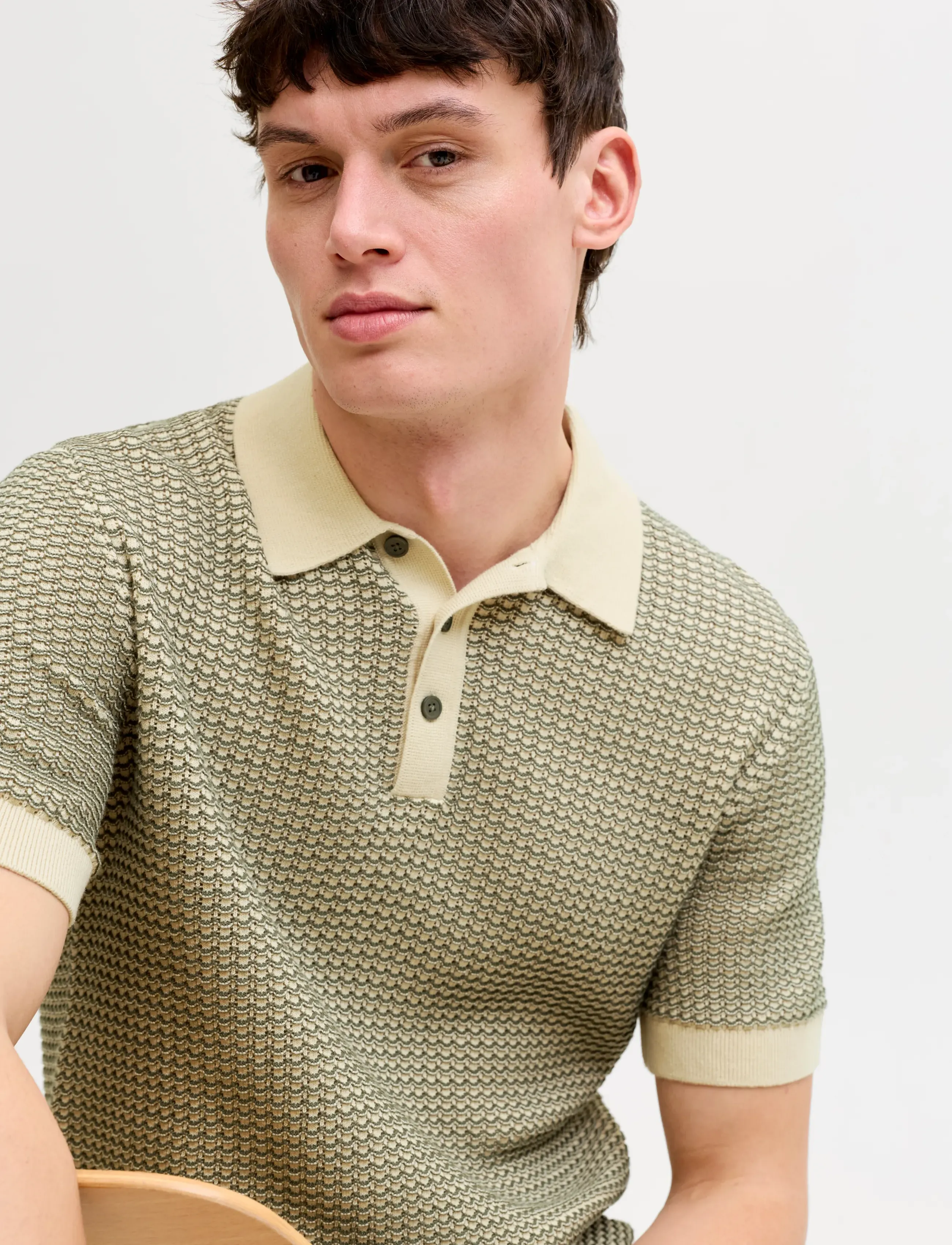Jprblukingsley Knit Polo Ss Ln 5
