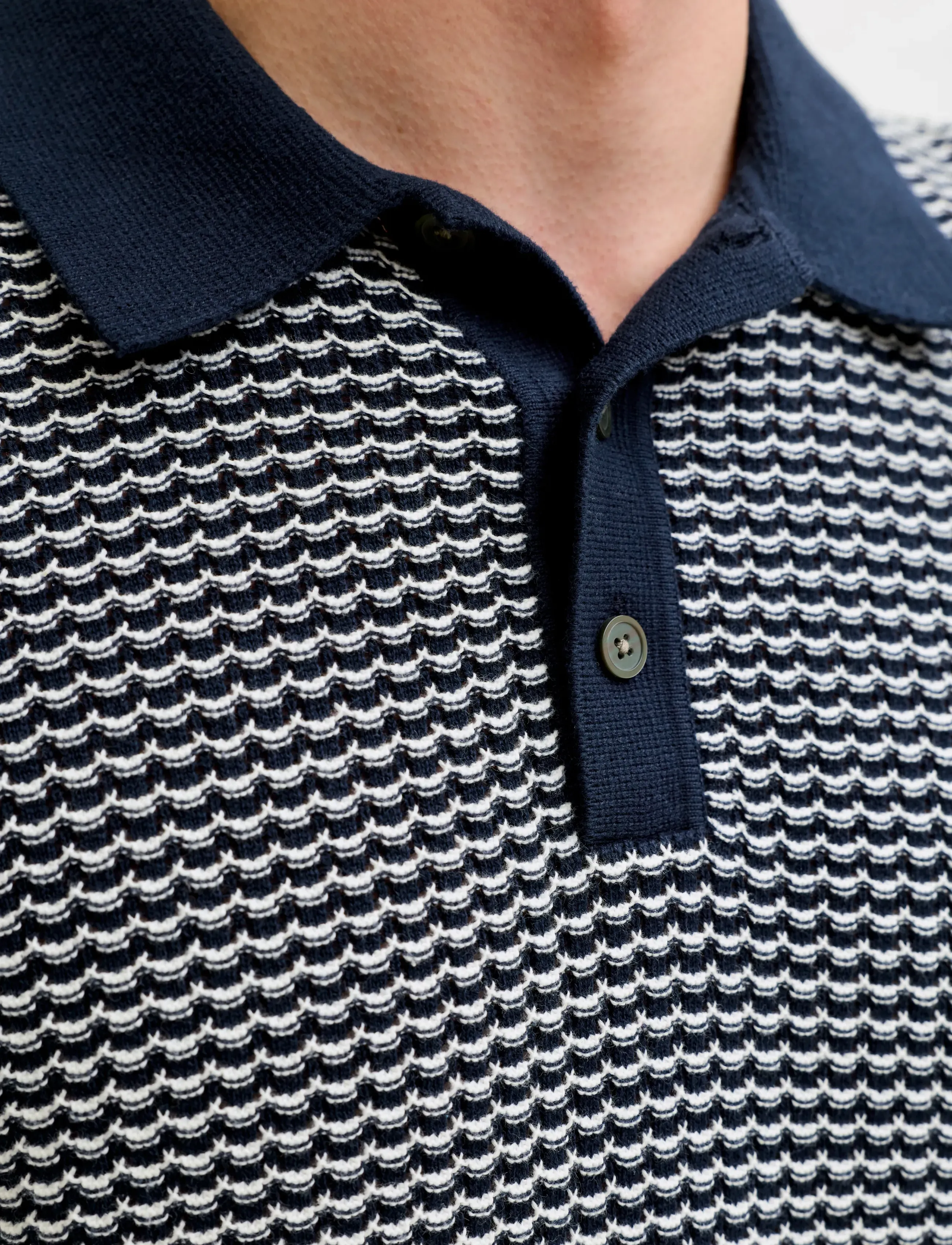 Jprblukingsley Knit Polo Ss Ln 4