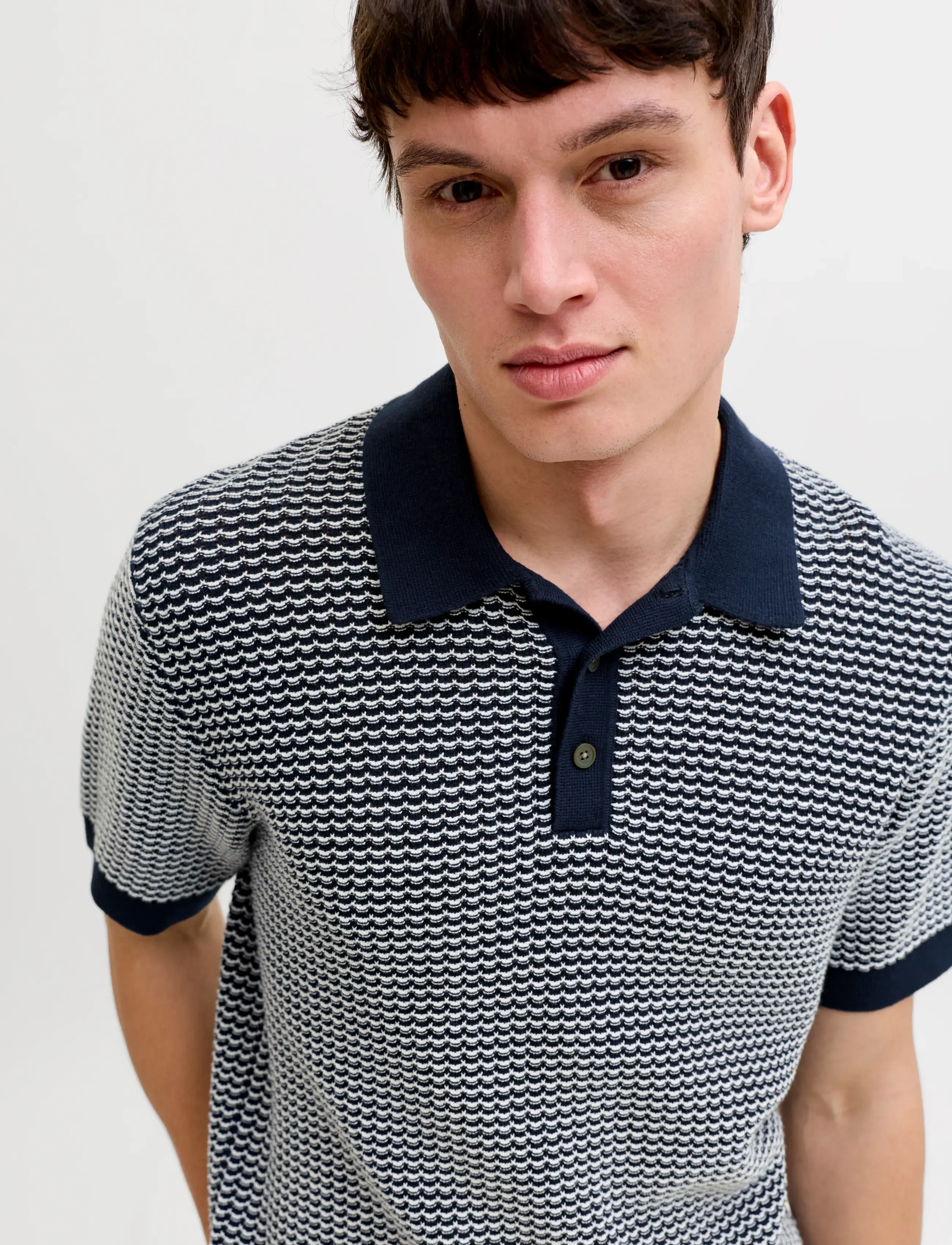 Jprblukingsley Knit Polo Ss Ln 5