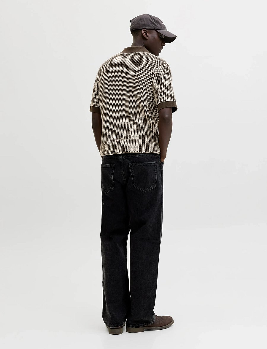 Jack & Jones - JPRBLUKINGSLEY KNIT POLO SS LN - knitted polos - turkish coffee - 2