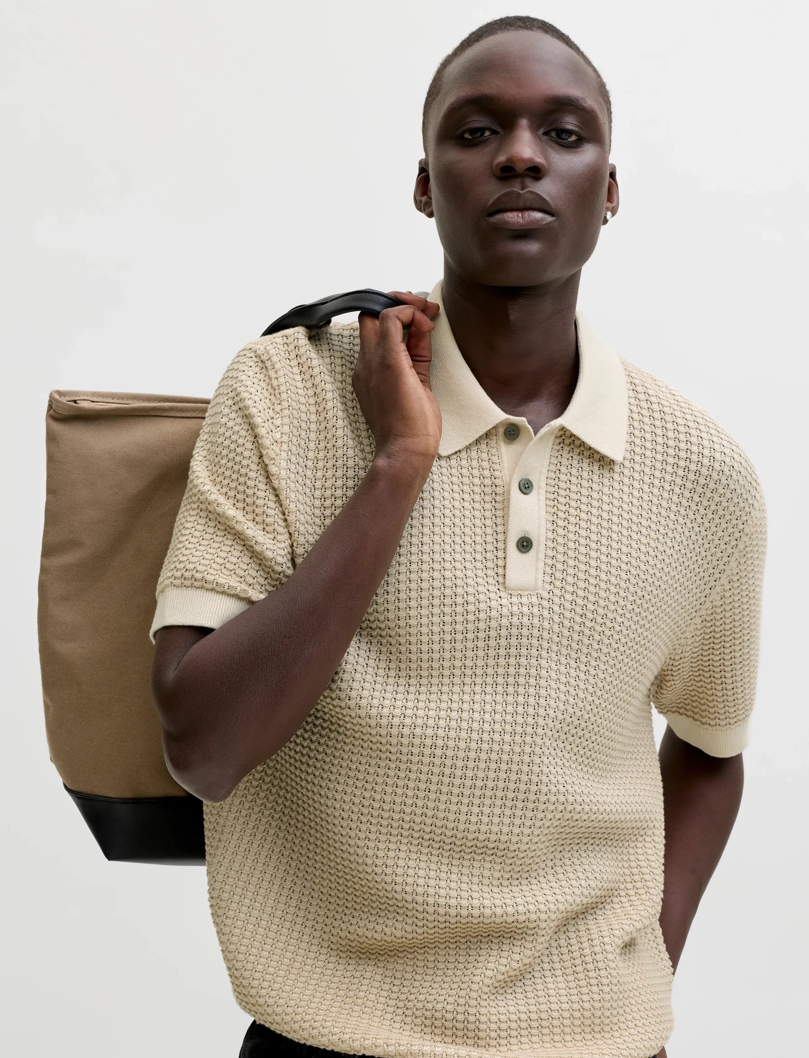 Jprblukingsley Knit Polo Ss Ln 5