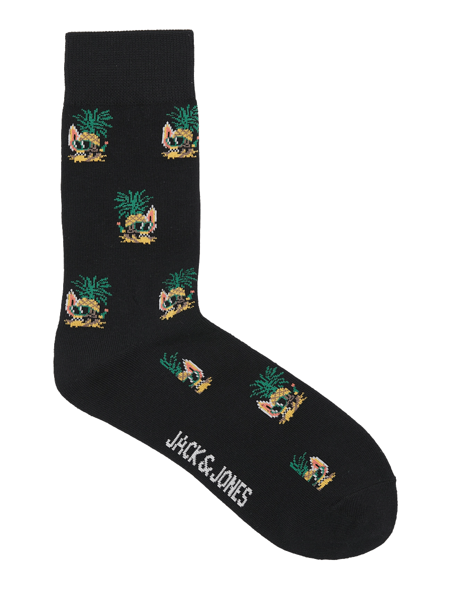 Jack & Jones - JACPINEAPPLE SKULLS SOCKS 3 PACK SN - tennissocken - black - 2