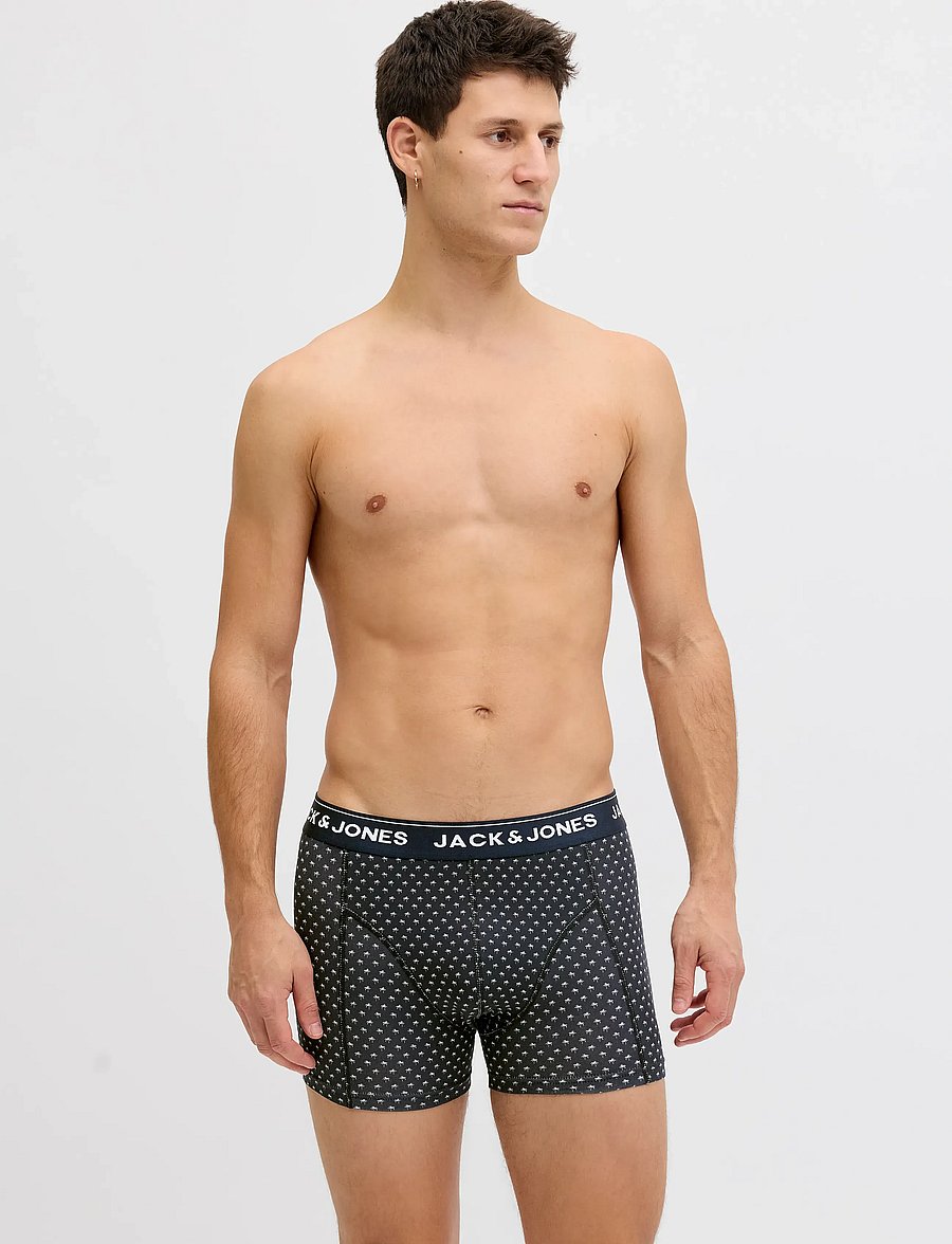 Jack & Jones - JACPALMTREE TRUNKS 3 PACK SN - unterhosen im multipack - dark navy - 4