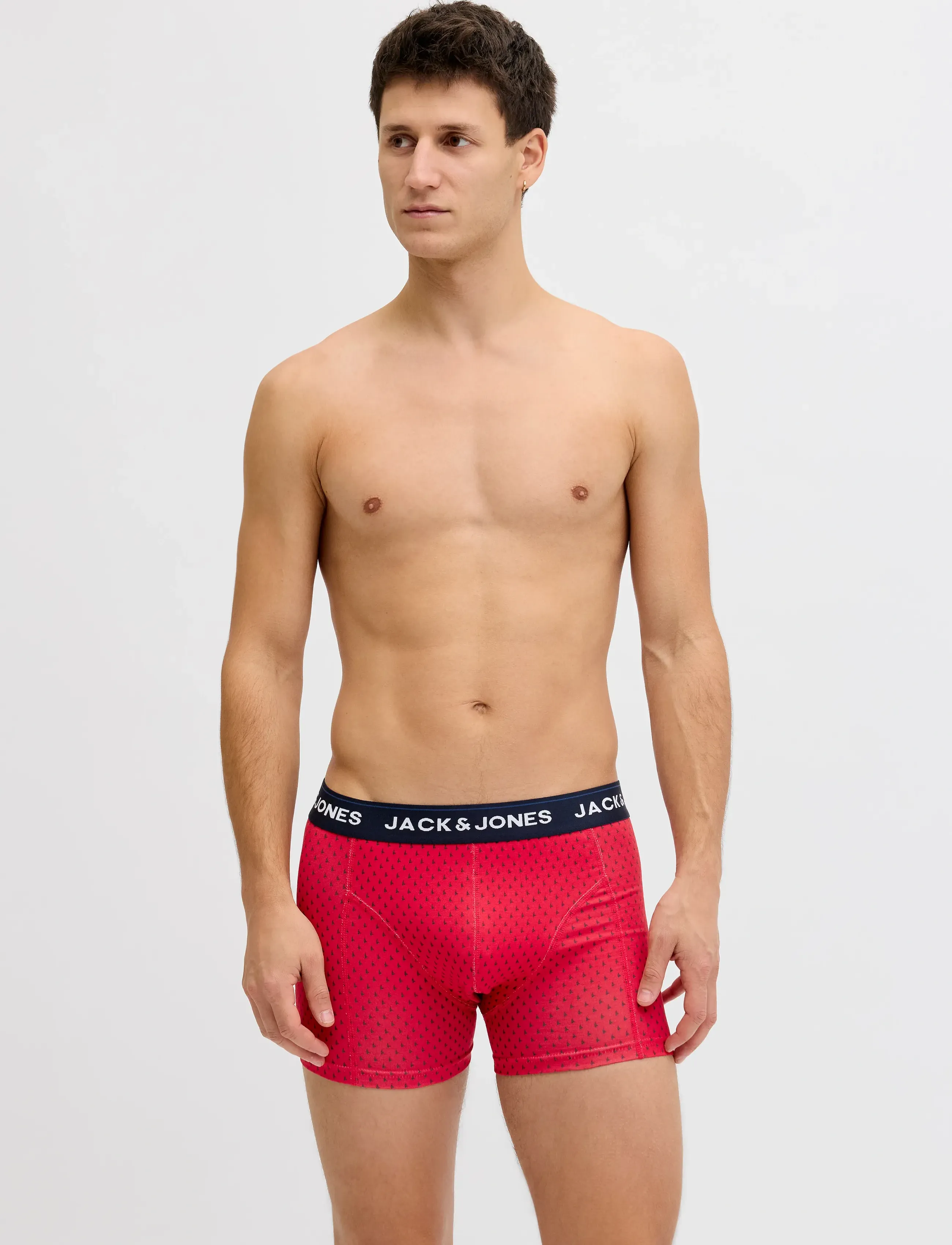 Jack & Jones JACPALMTREE TRUNKS 3 PACK SN - Streetstyle - DARK NAVY / black