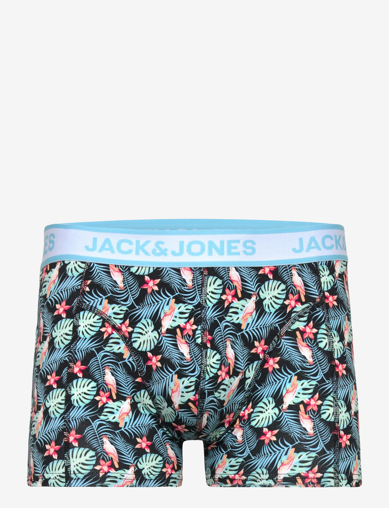 Jack & Jones - JACBIRD LEAVES TRUNKS 3 PACK - multipack underbukser - black - 4