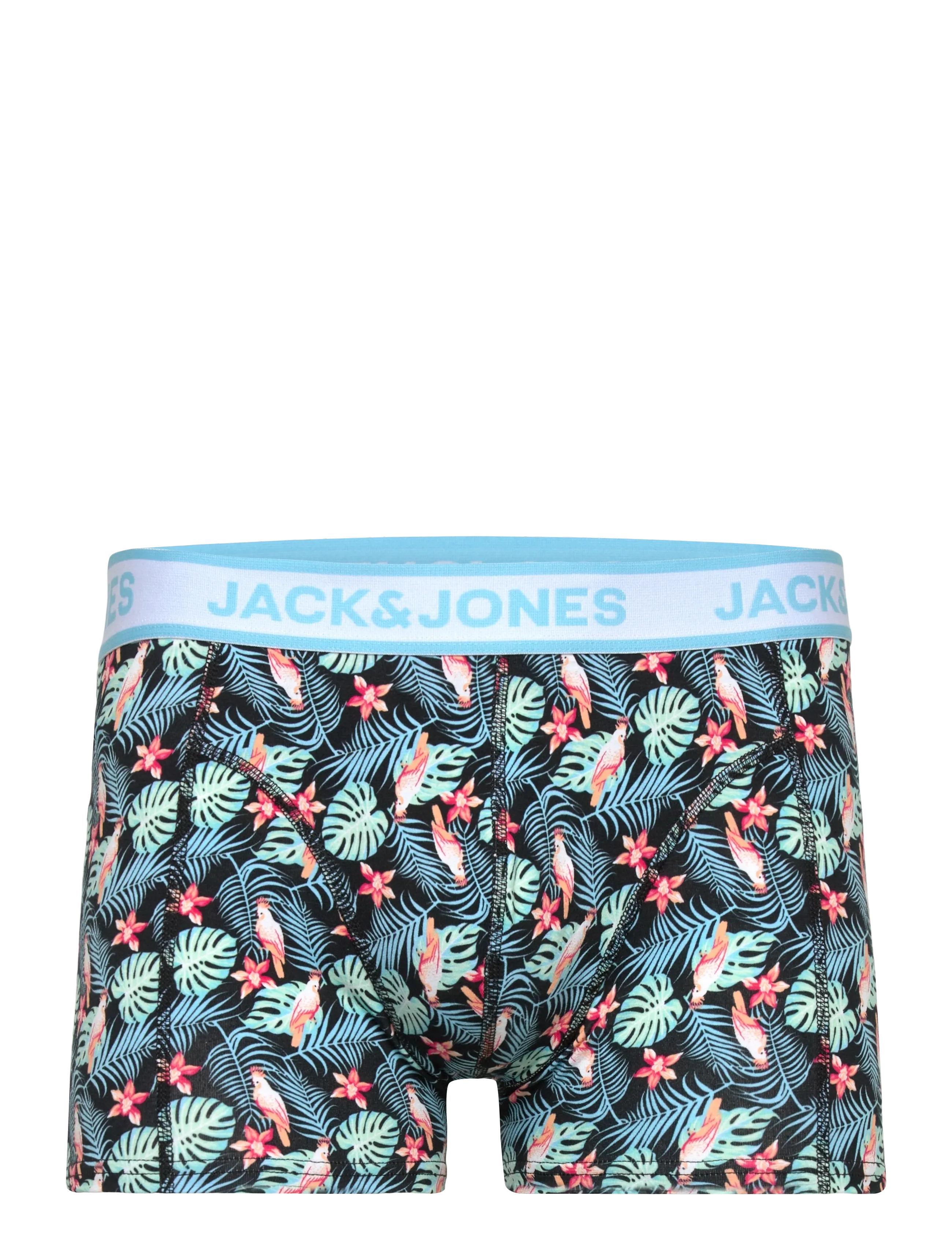 Jack & Jones - JACBIRD LEAVES TRUNKS 3 PACK - alhaisimmat hinnat - black - 4