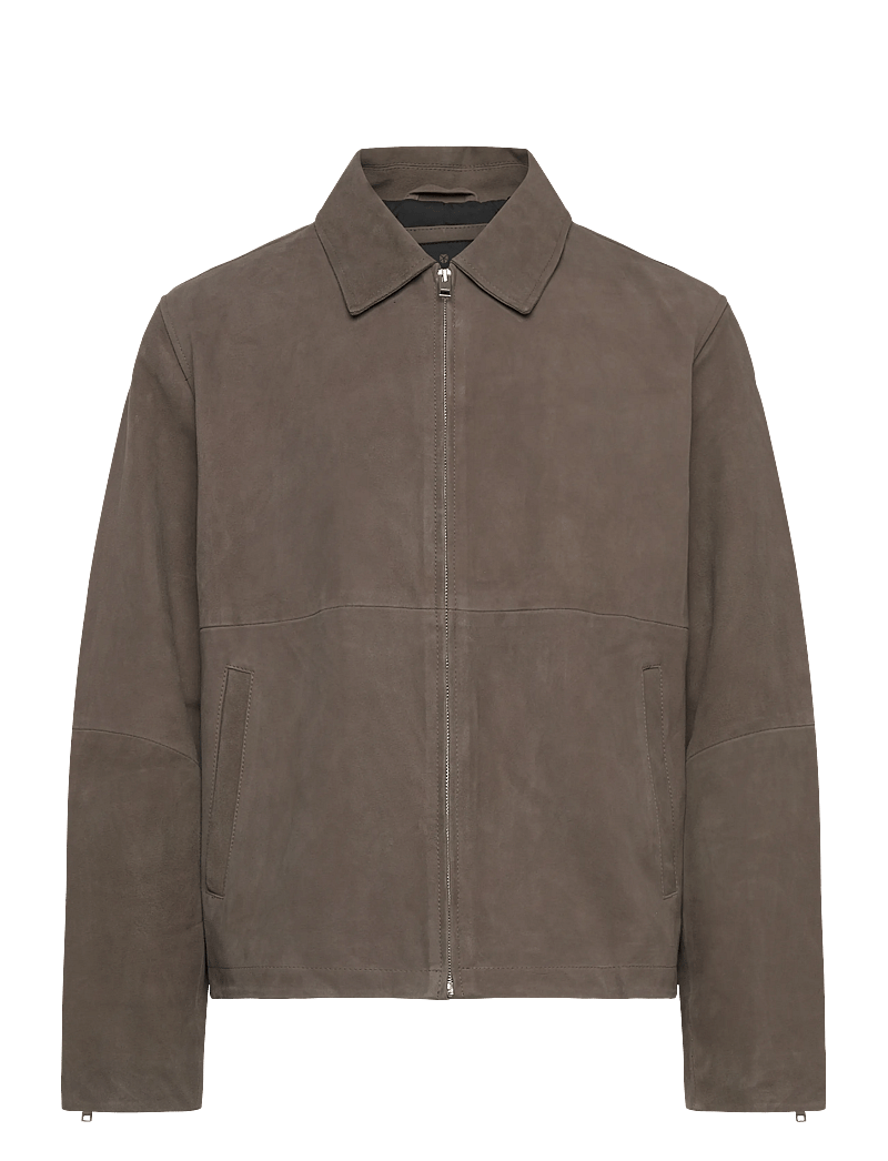 Jack & Jones - JPRBLADWIGHT SUEDE JKT - forårsjakker - grey - 0