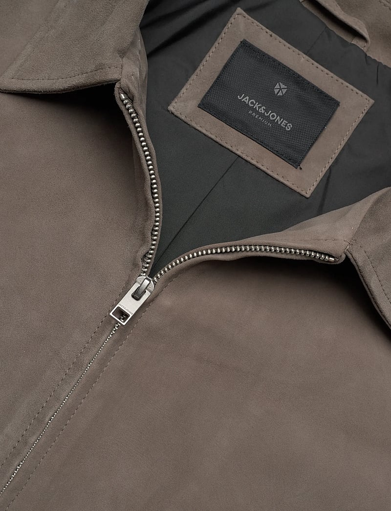 Jack & Jones - JPRBLADWIGHT SUEDE JKT - forårsjakker - grey - 2