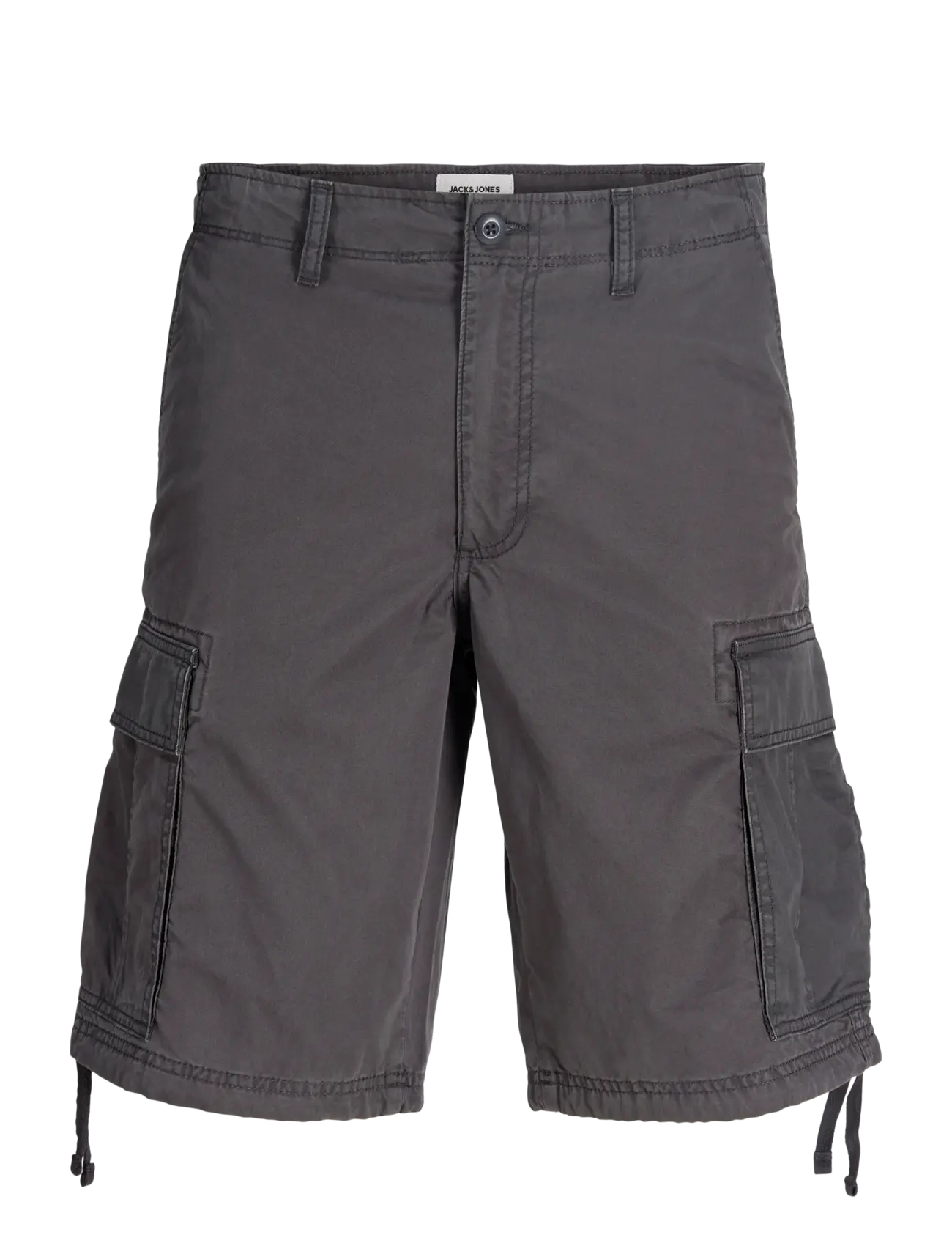JACK & JONES Jpstcole Frank Cargo Shorts Mid Sn Grau - S - Herren