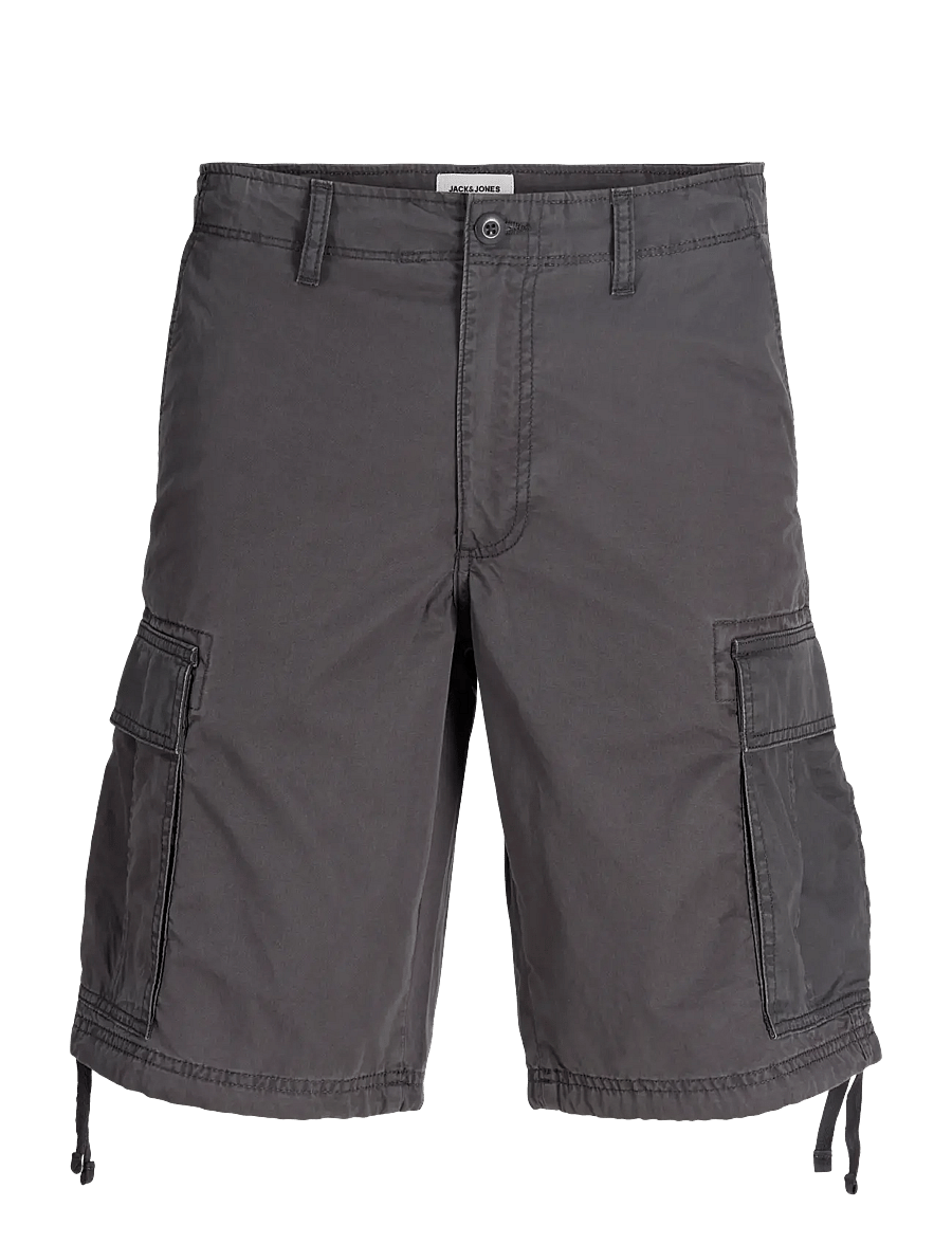 Jack & Jones - JPSTCOLE FRANK CARGO SHORTS MID SN - cargo shorts - asphalt - 1