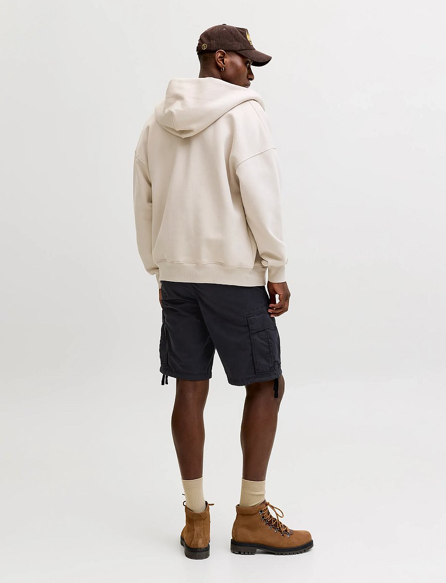 Jack & Jones - JPSTCOLE FRANK CARGO SHORTS MID SN - cargo shorts - black - 3