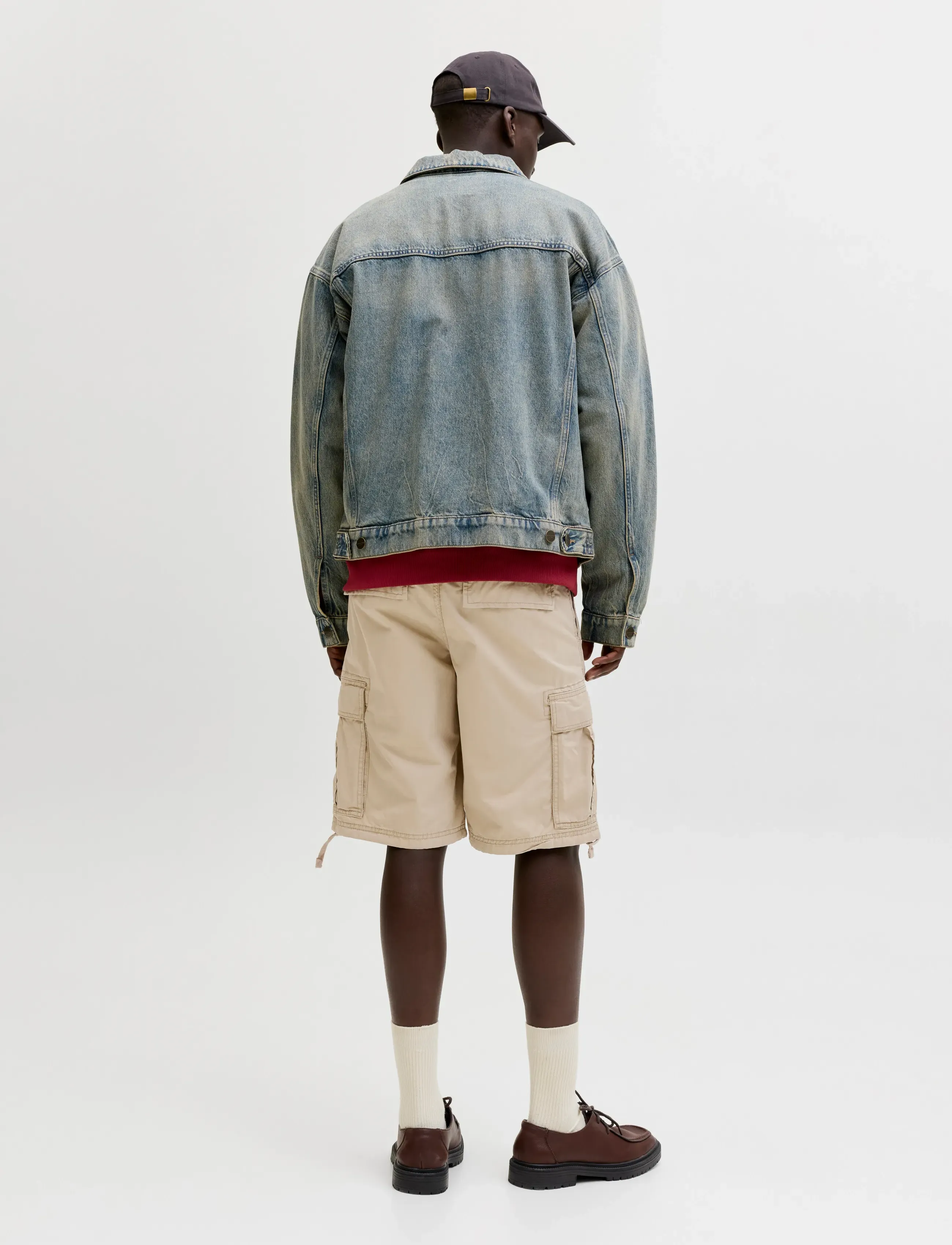 Jack & Jones - JPSTCOLE FRANK CARGO SHORTS MID SN - cargo shorts - crockery - 3