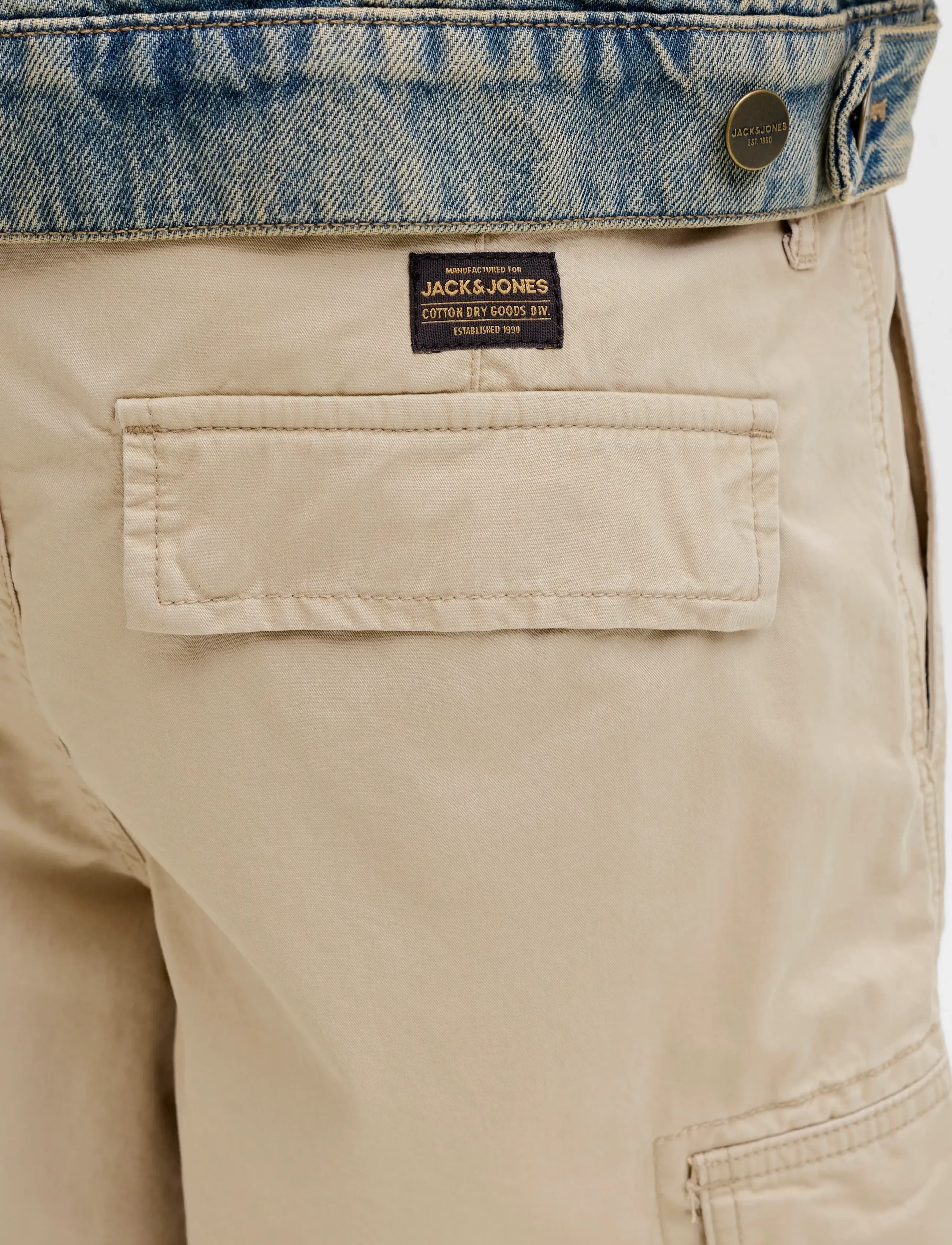 Jack & Jones - JPSTCOLE FRANK CARGO SHORTS MID SN - cargo shorts - crockery - 5