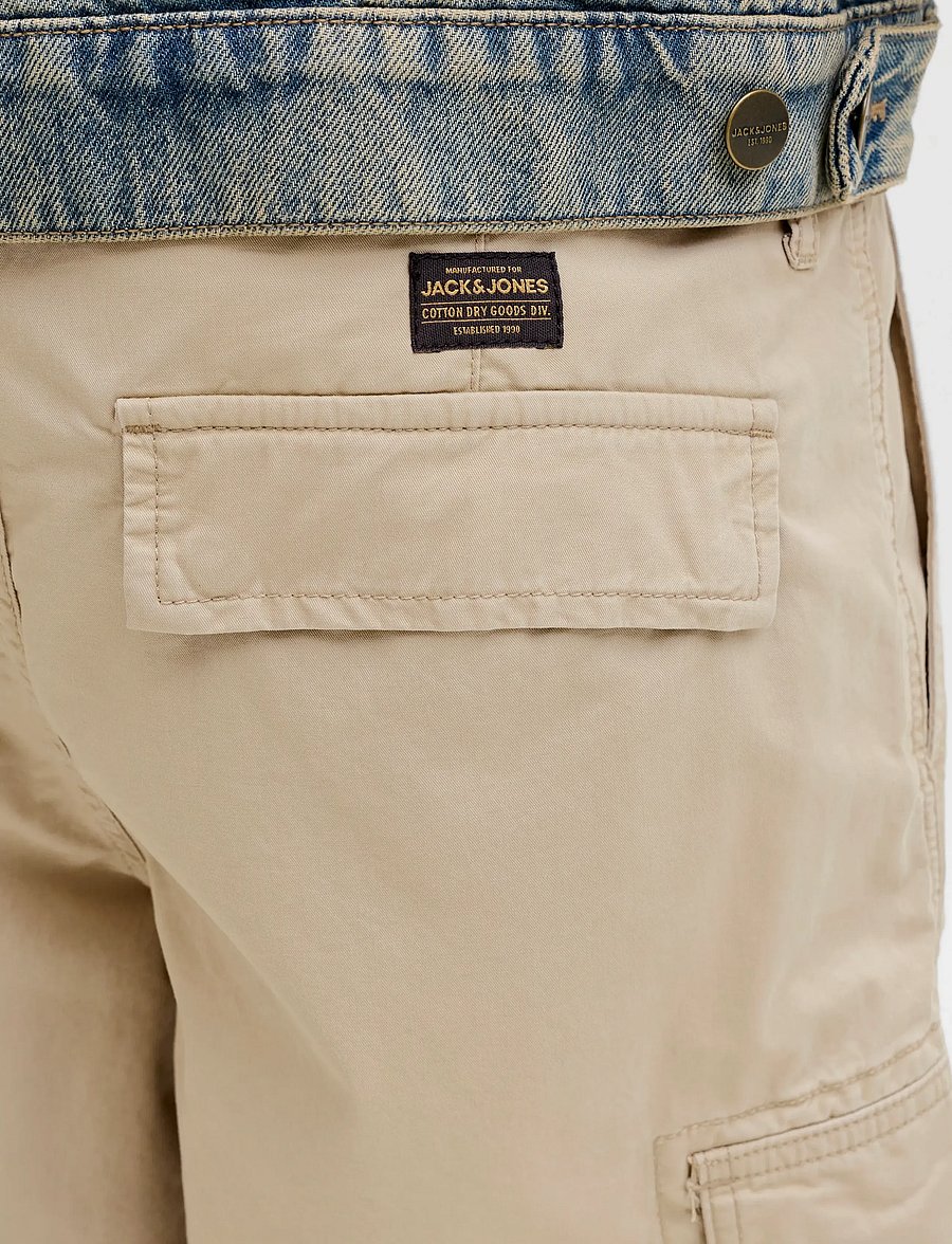 Jack & Jones - JPSTCOLE FRANK CARGO SHORTS MID SN - cargo shorts - crockery - 5