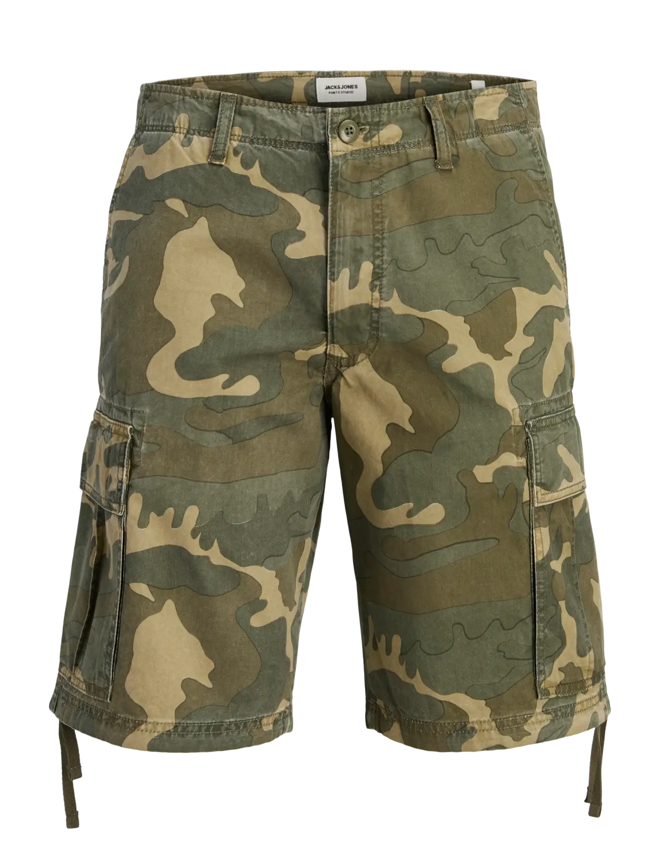 Jack & Jones JPSTCOLE FRANK CARGO SHORTS MID SN - Shorts - FOREST NIGHT / multi