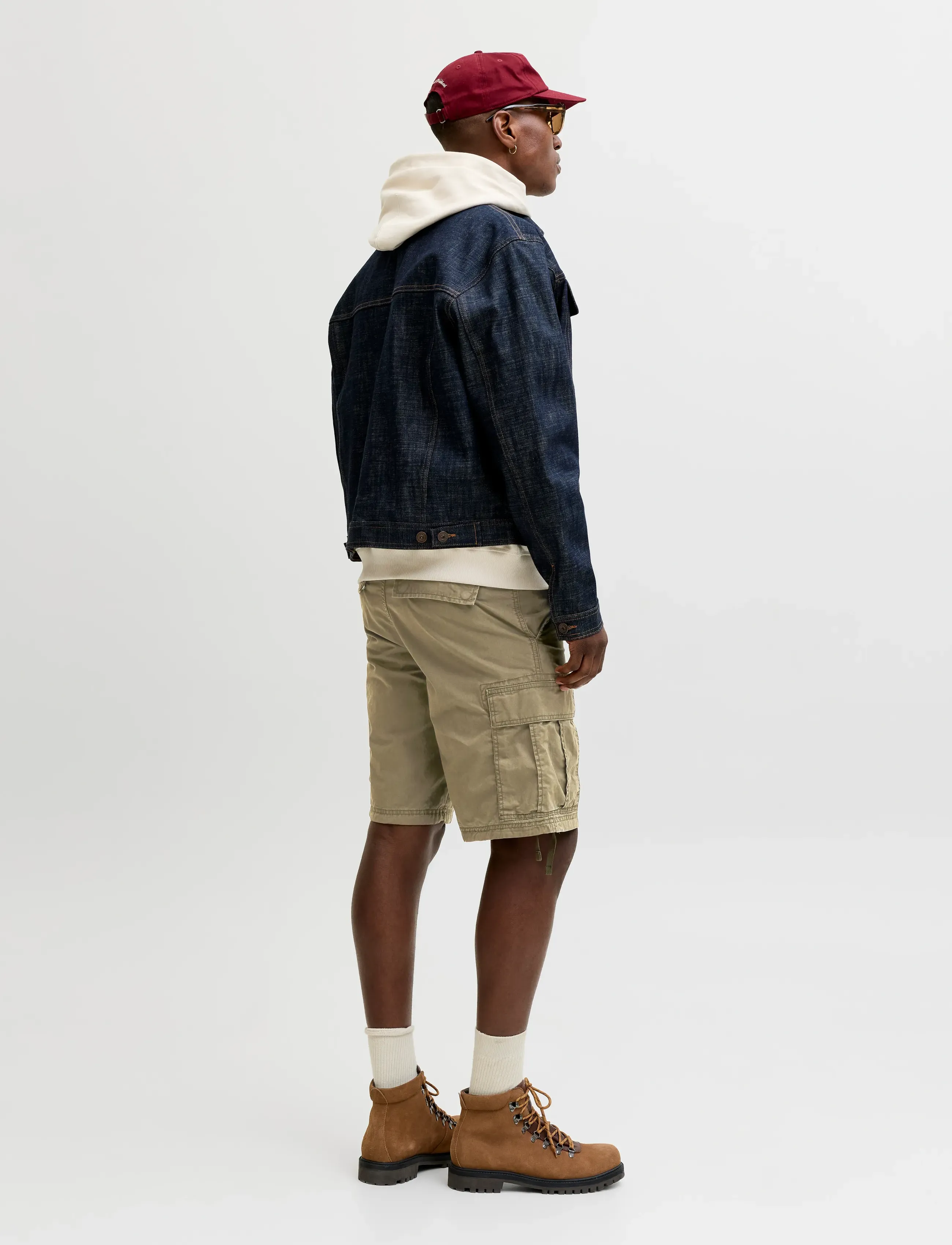 Jack & Jones - JPSTCOLE FRANK CARGO SHORTS MID SN - cargo shorts - olive night - 3