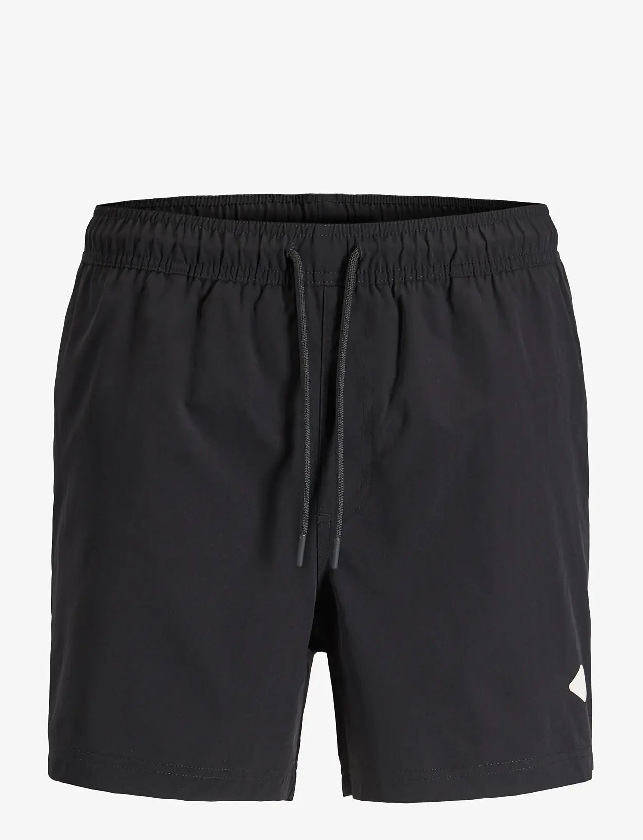 Jack & Jones - JPSTMAUI TROPIC SOLID SWIM SHORTS REG SN - badeshorts - black - 1