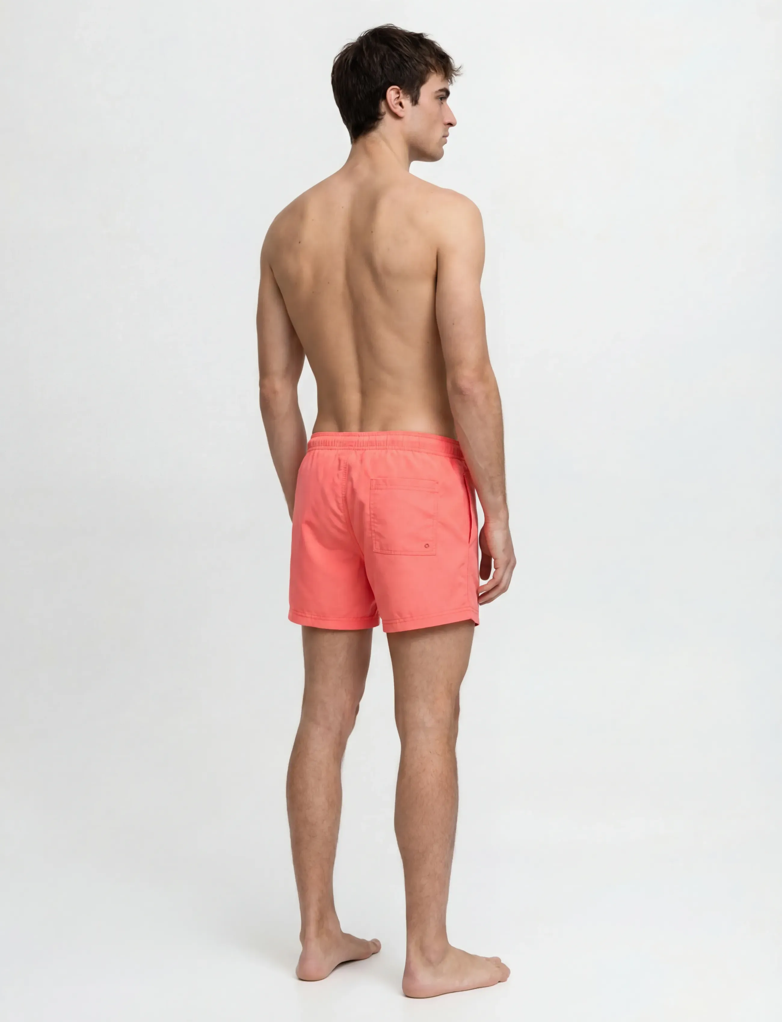Jack & Jones - JPSTMAUI TROPIC SOLID SWIM SHORTS REG SN - badshorts - hot coral - 3
