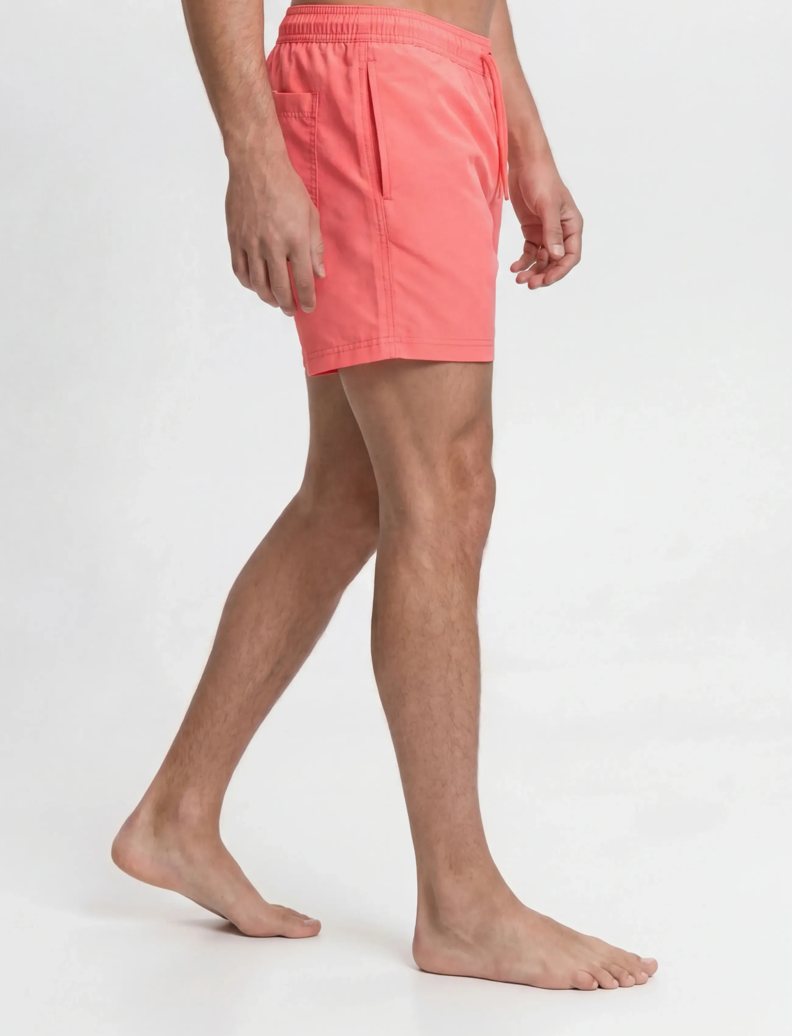 Jack & Jones - JPSTMAUI TROPIC SOLID SWIM SHORTS REG SN - badshorts - hot coral - 5