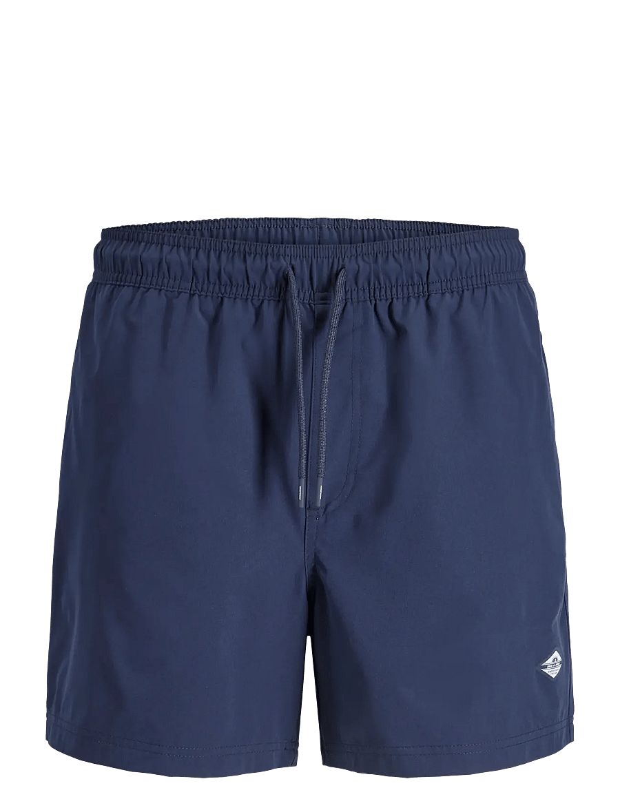 Jack & Jones - JPSTMAUI TROPIC SOLID SWIM SHORTS REG SN - zwembroeken - navy blazer - 1