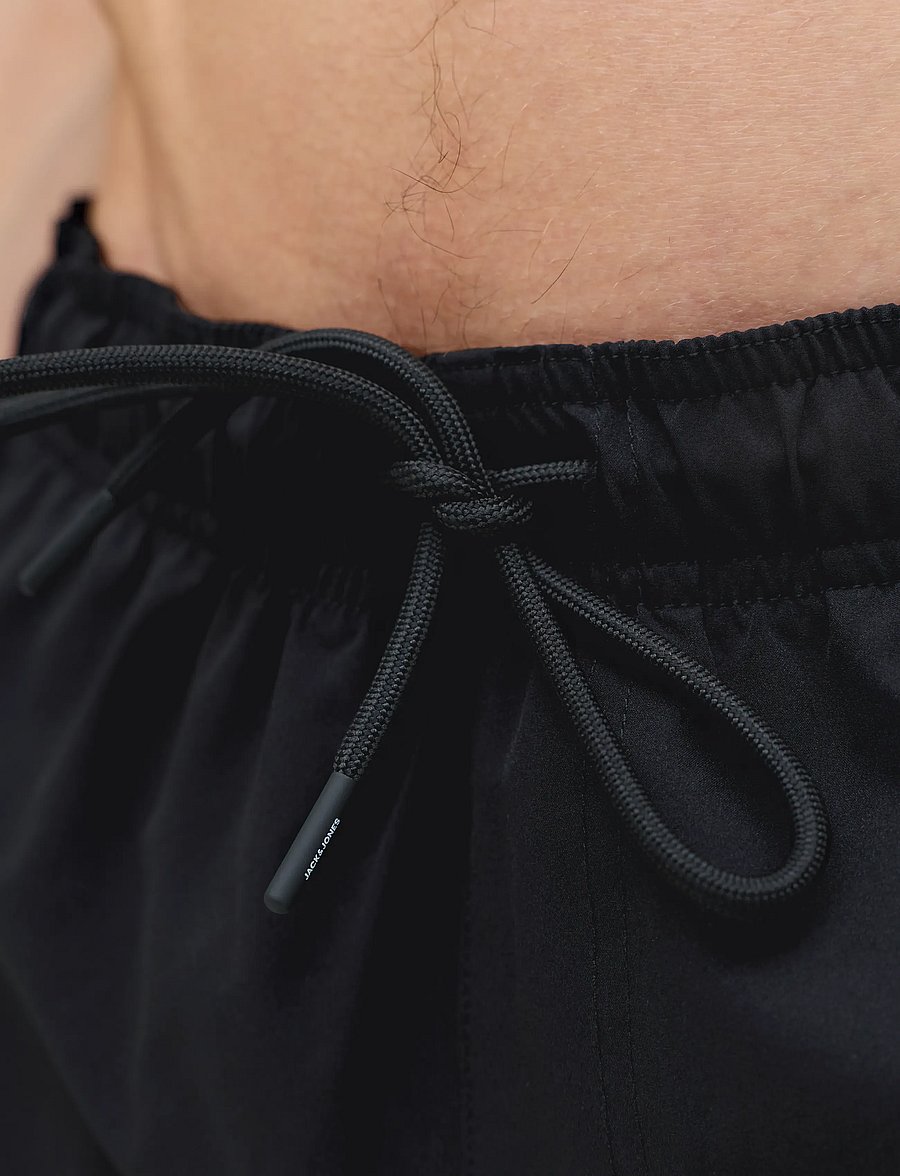 Jack & Jones - JPSTMAUI WAVE LOGO SWIM SHORTS REG SN - zwembroeken - black - 5