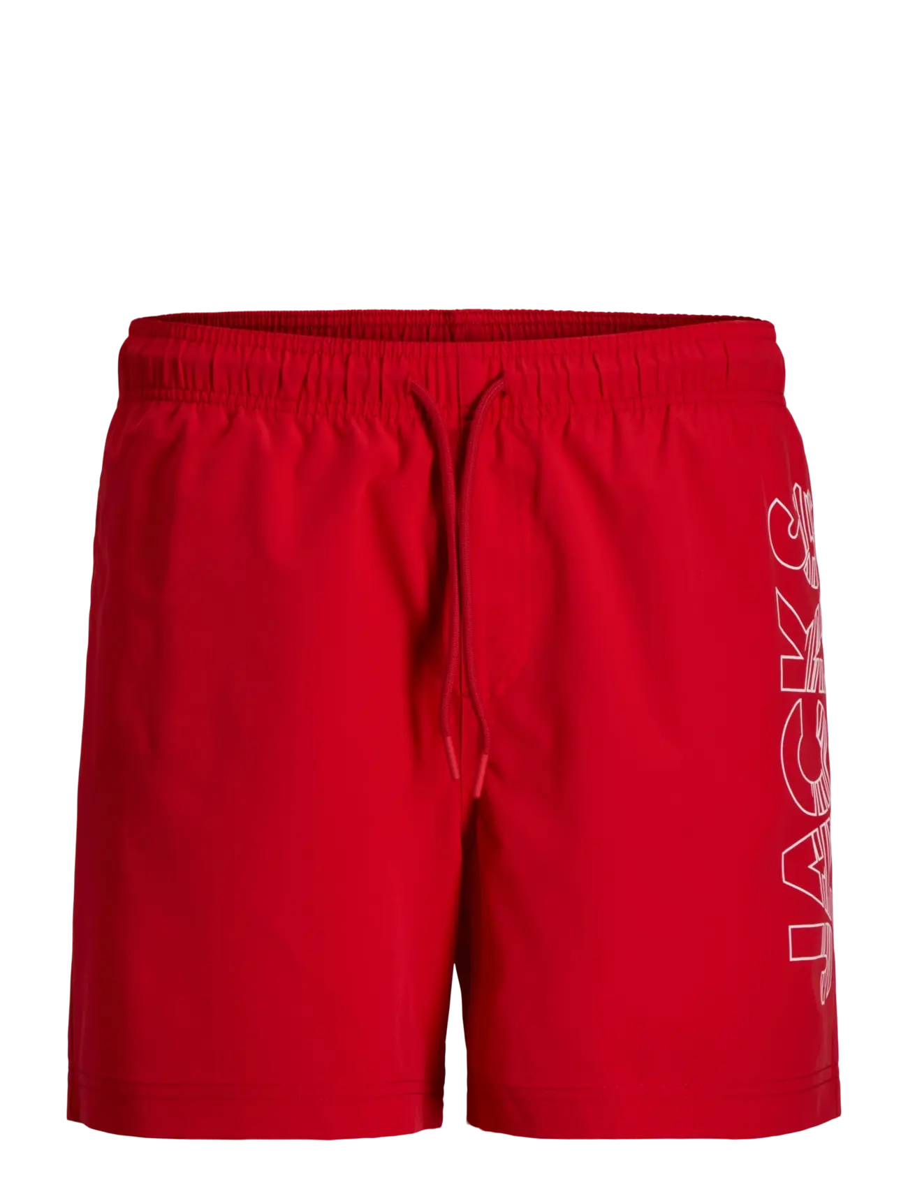Jack & Jones JPSTMAUI WAVE LOGO SWIM SHORTS REG SN - Badehose - TRUE RED / red