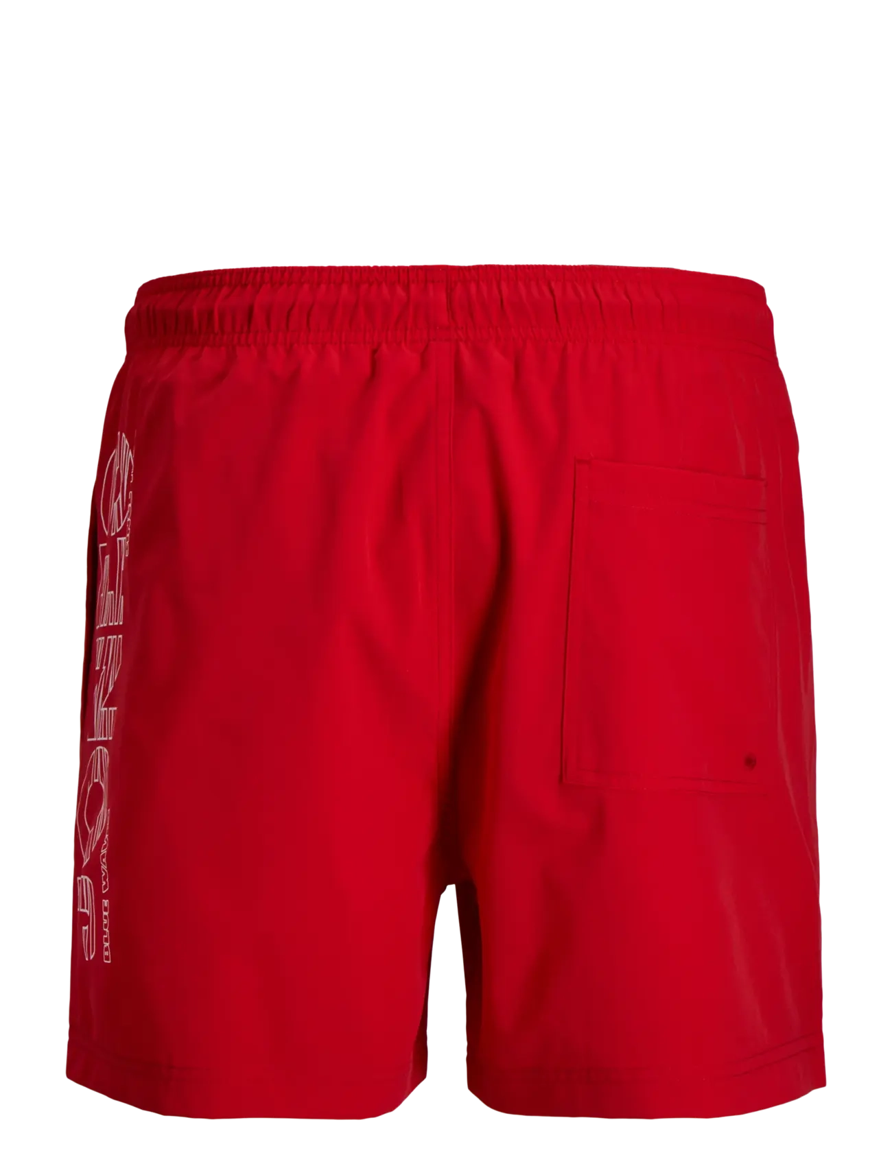 Jack & Jones - JPSTMAUI WAVE LOGO SWIM SHORTS REG SN - badeshorts - true red - 2