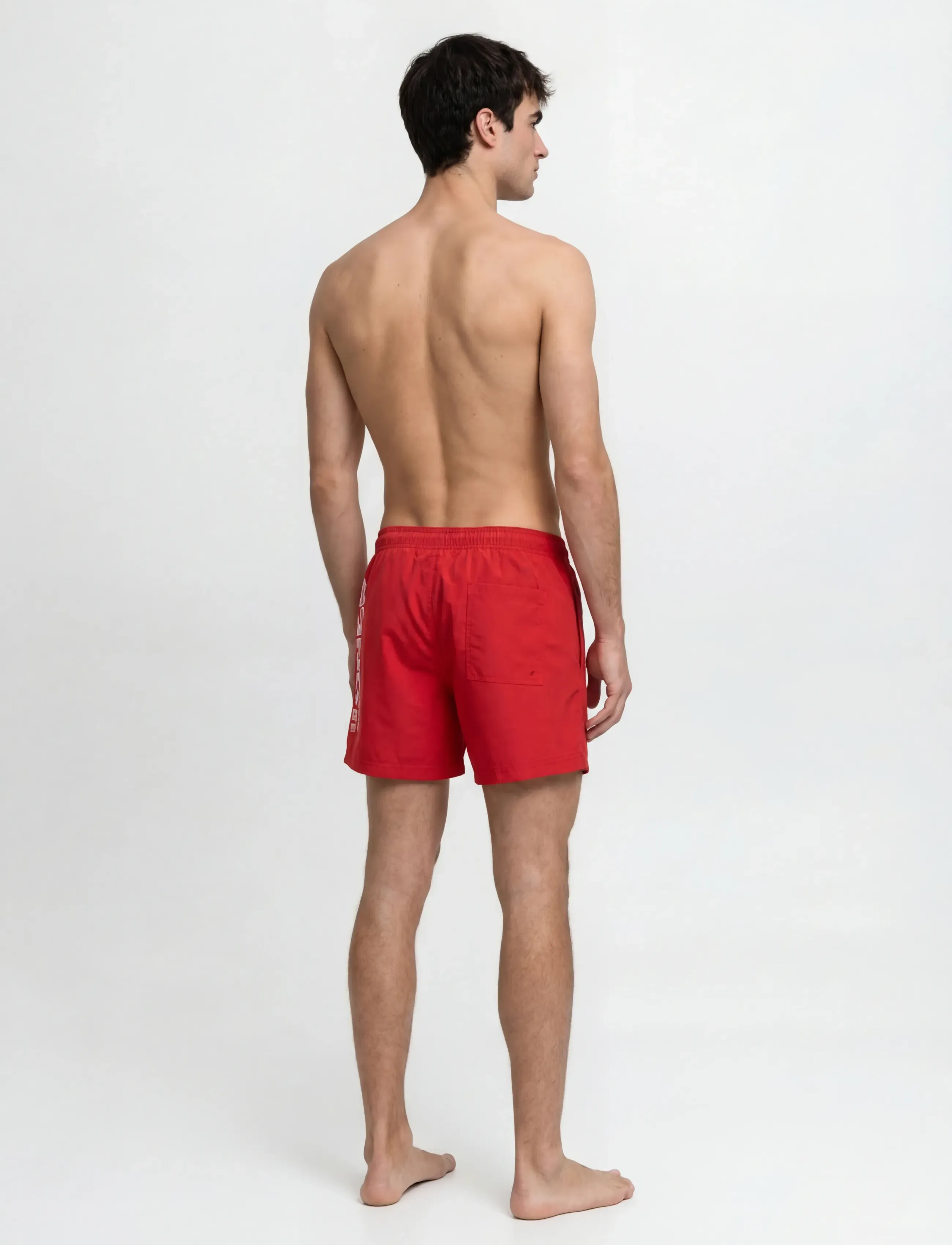 Jack & Jones - JPSTMAUI WAVE LOGO SWIM SHORTS REG SN - badeshorts - true red - 3