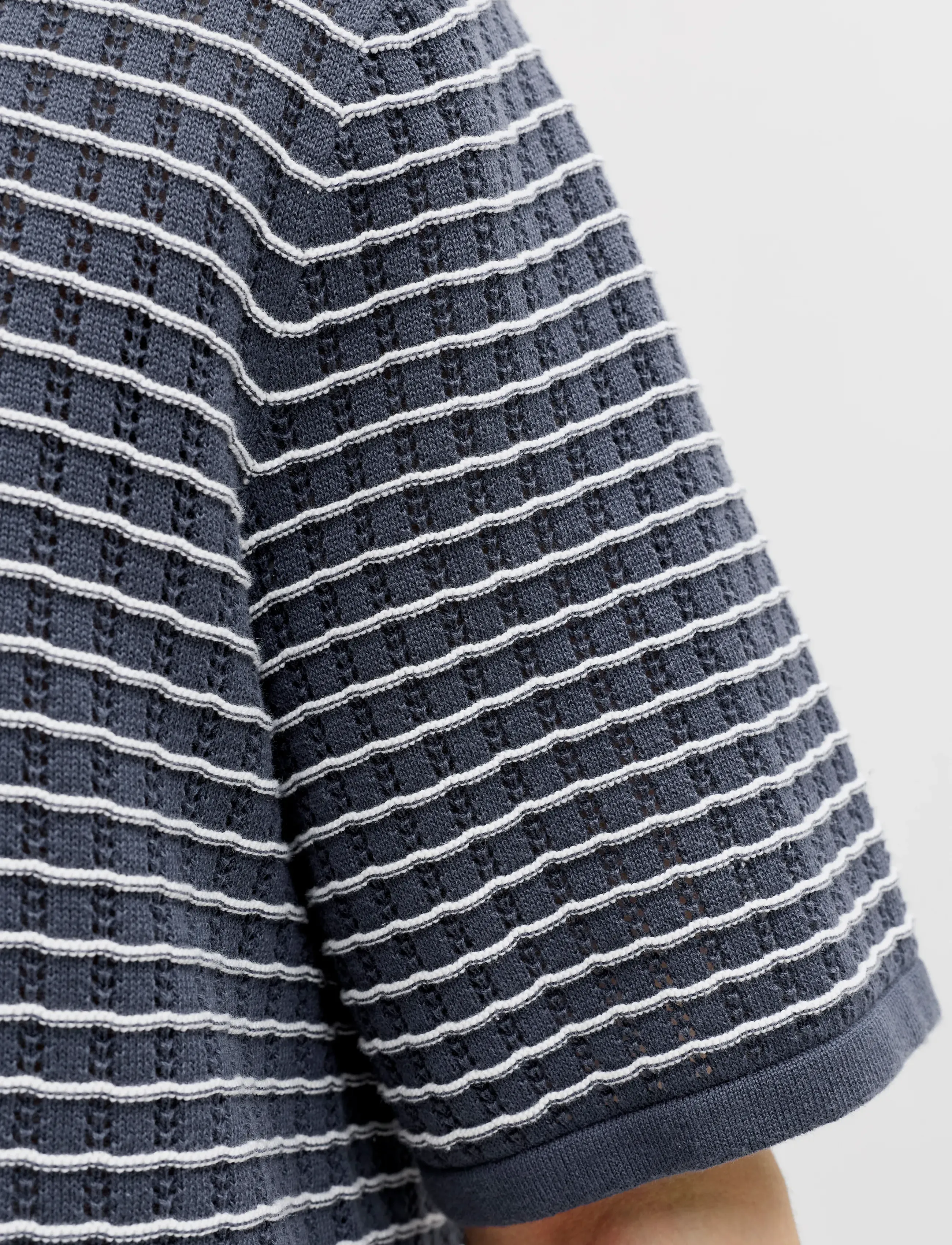 Jack & Jones - JORNANTUCKET KNIT SPLIT NECK POLO SA26 - stickade pikéer - odyssey gray - 4
