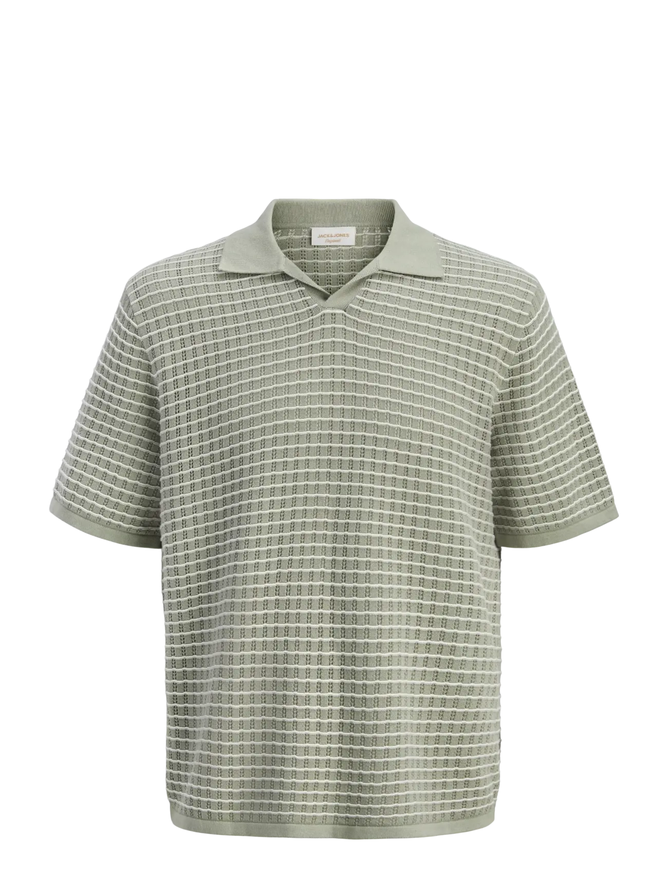 JACK & JONES Jornantucket Knit Split Neck Polo Sa26 Grün - XS - Herren