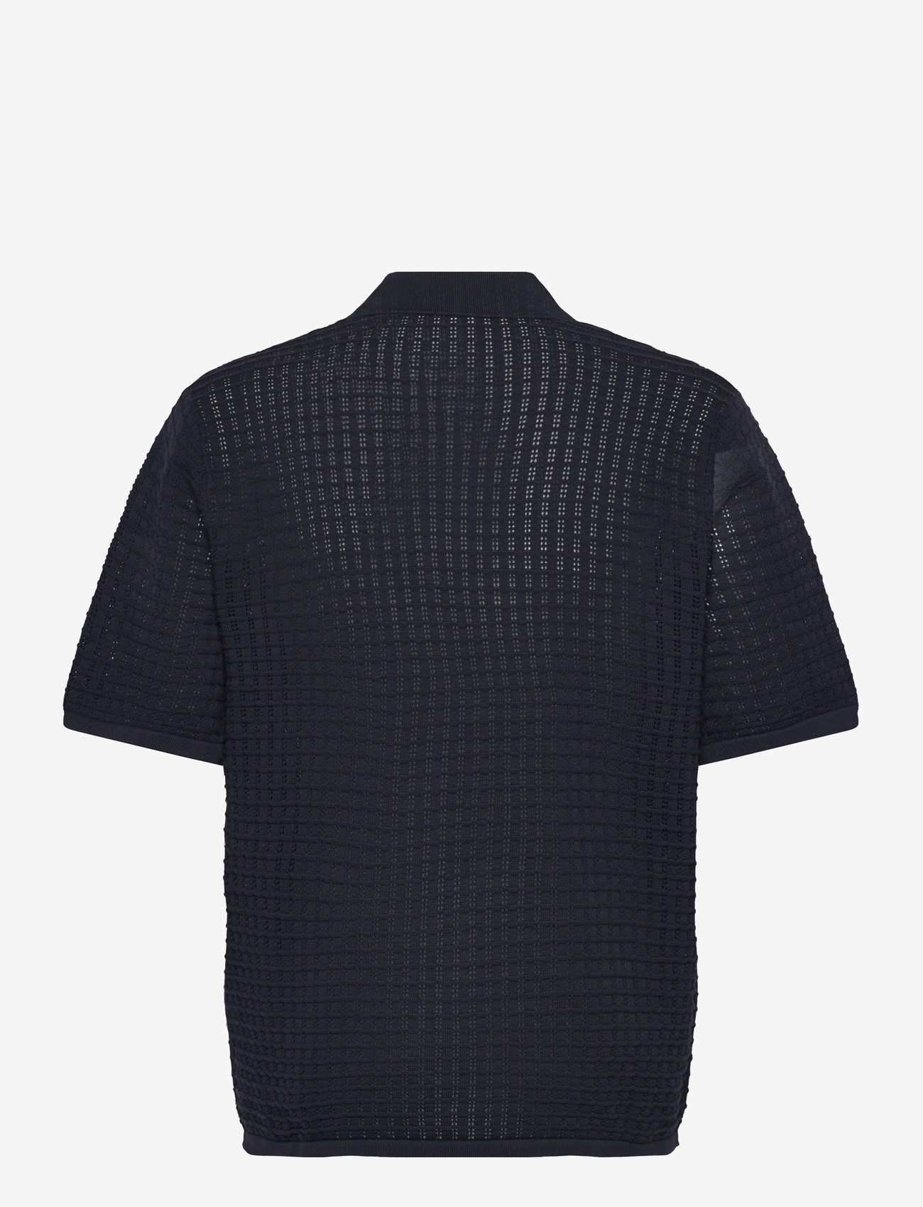 Jack & Jones - JORNANTUCKET KNIT SPLIT NECK POLO SA26 - gestrickte polohemden - sky captain - 1