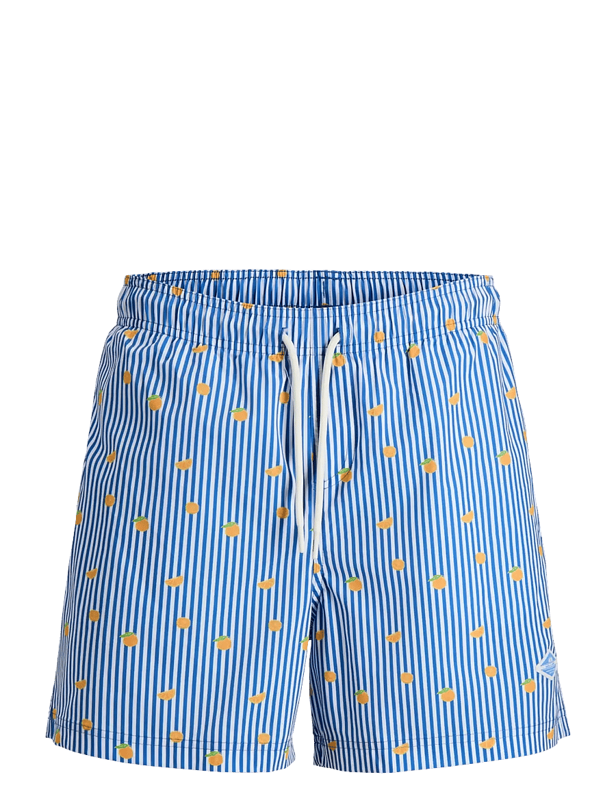 Jack & Jones - JPSTMAUI BREEZE MINI STRIPE SWIM SRT SN - badehose - delft - 1