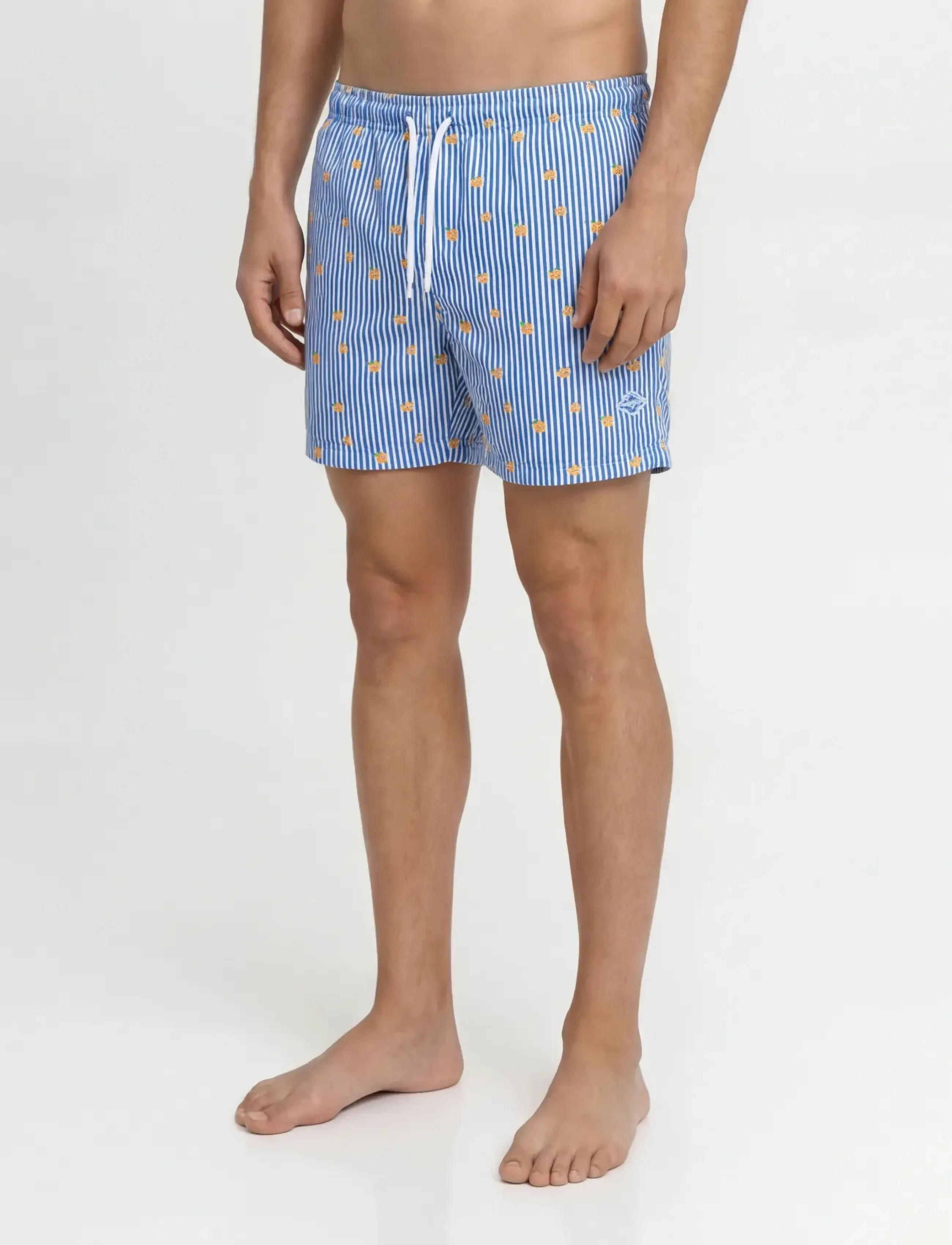 Jack & Jones JPSTMAUI BREEZE MINI STRIPE SWIM SRT SN - Badshorts - DELFT / blue