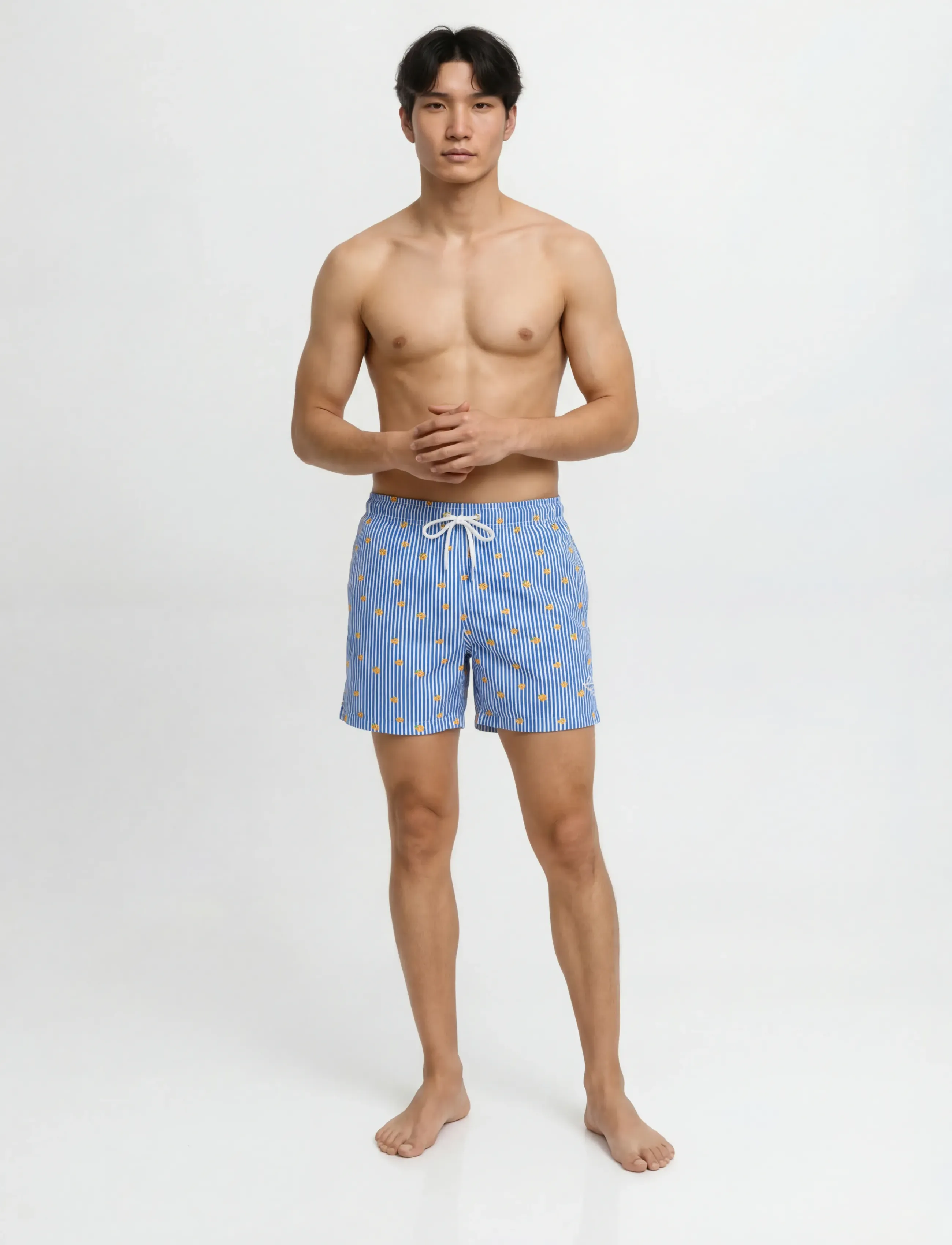 Jack & Jones - JPSTMAUI BREEZE MINI STRIPE SWIM SRT SN - badeshorts - delft - 4