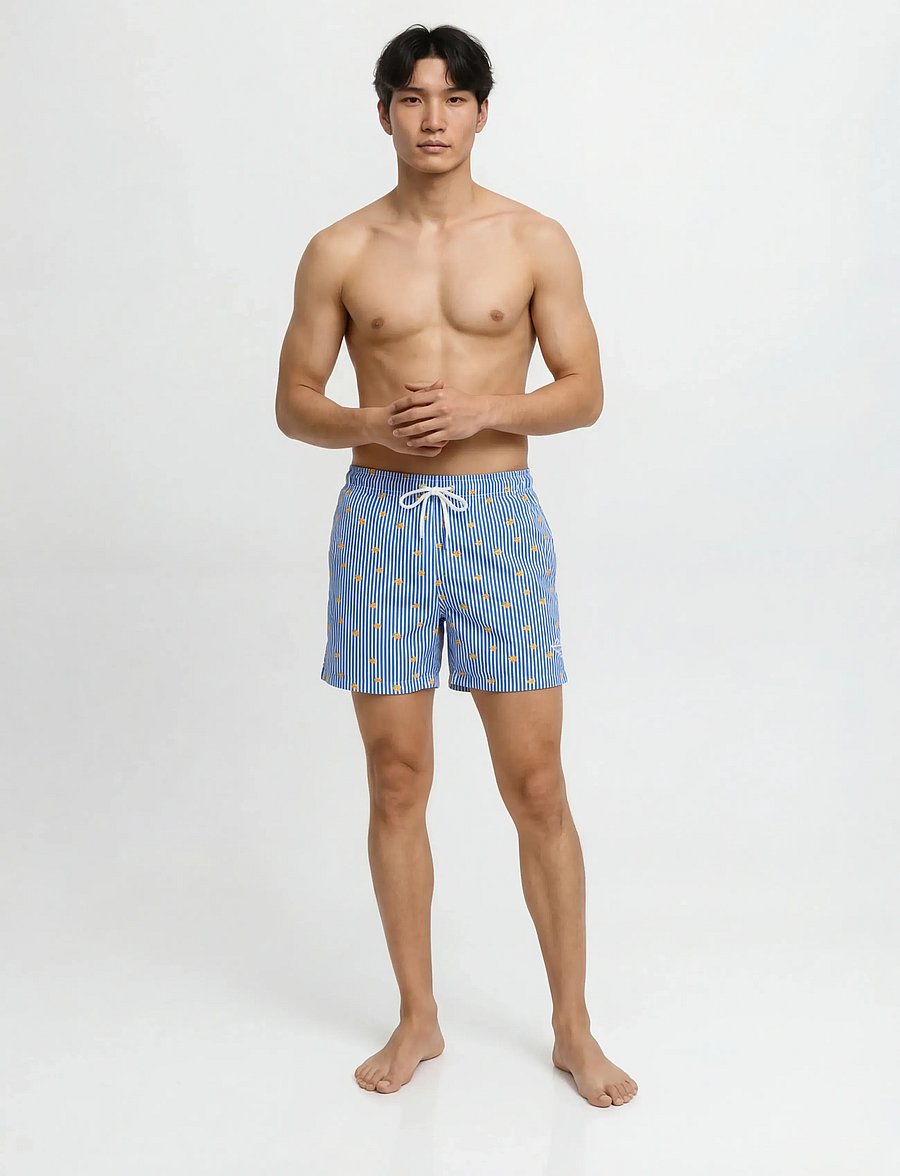 Jack & Jones - JPSTMAUI BREEZE MINI STRIPE SWIM SRT SN - badehose - delft - 4