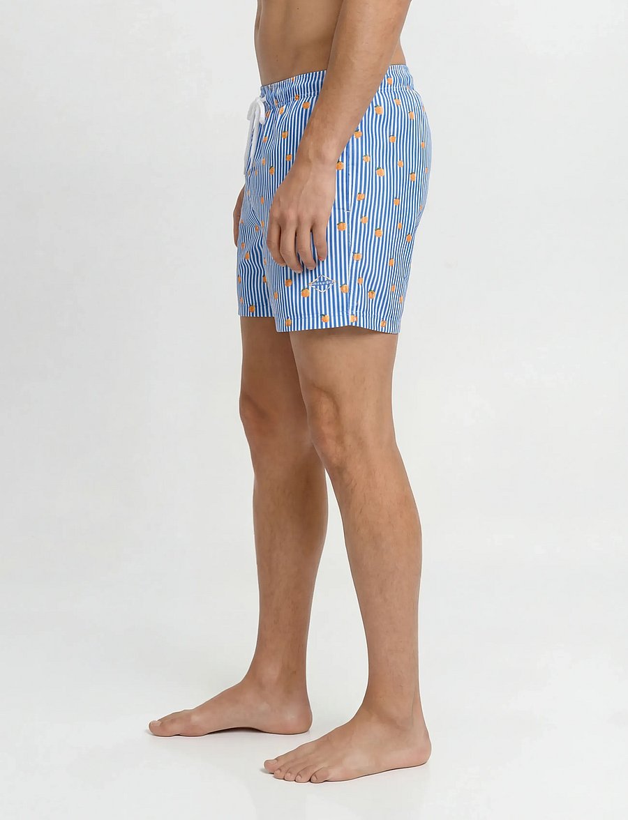 Jack & Jones - JPSTMAUI BREEZE MINI STRIPE SWIM SRT SN - badehose - delft - 5